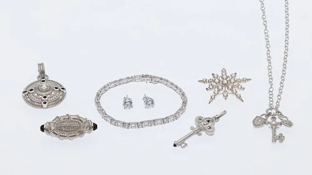 Group of Sterling Silver and CZ Jewelry, 7 pcs.