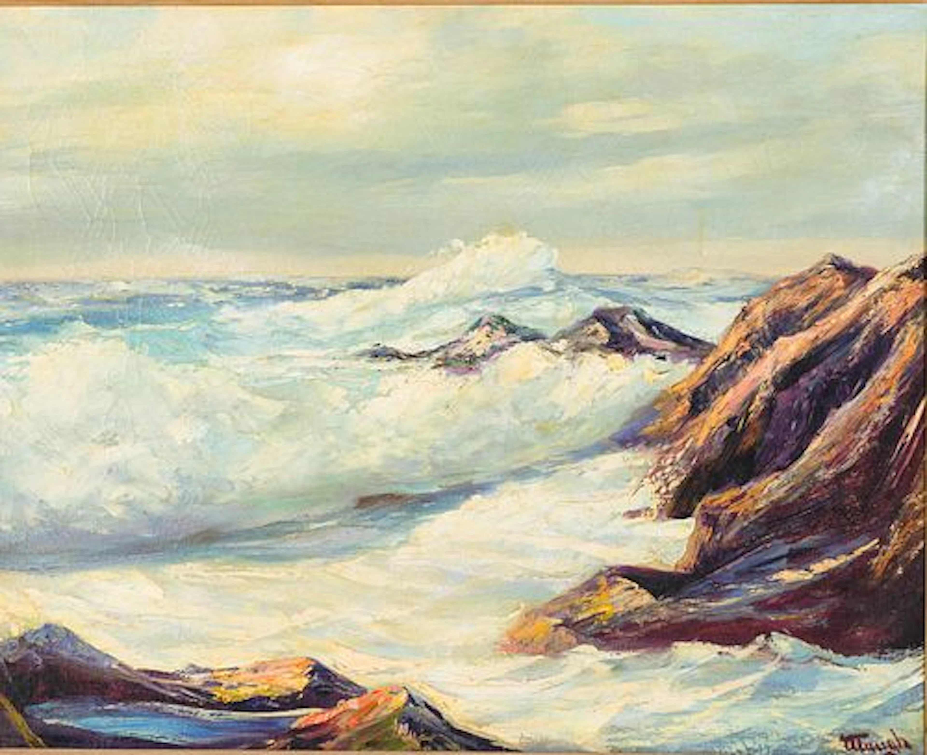 Frederick Judd Waugh (1861-1940), Midday, O/C