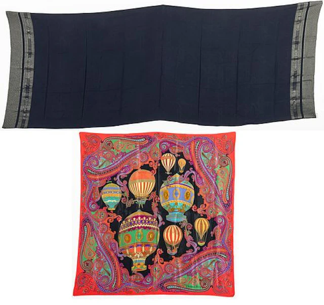2 Christian Dior Silk Scarves