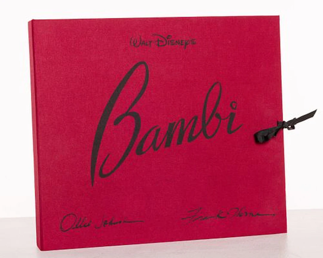 2 Disney Bambi Original Lithographs & Bambi Book