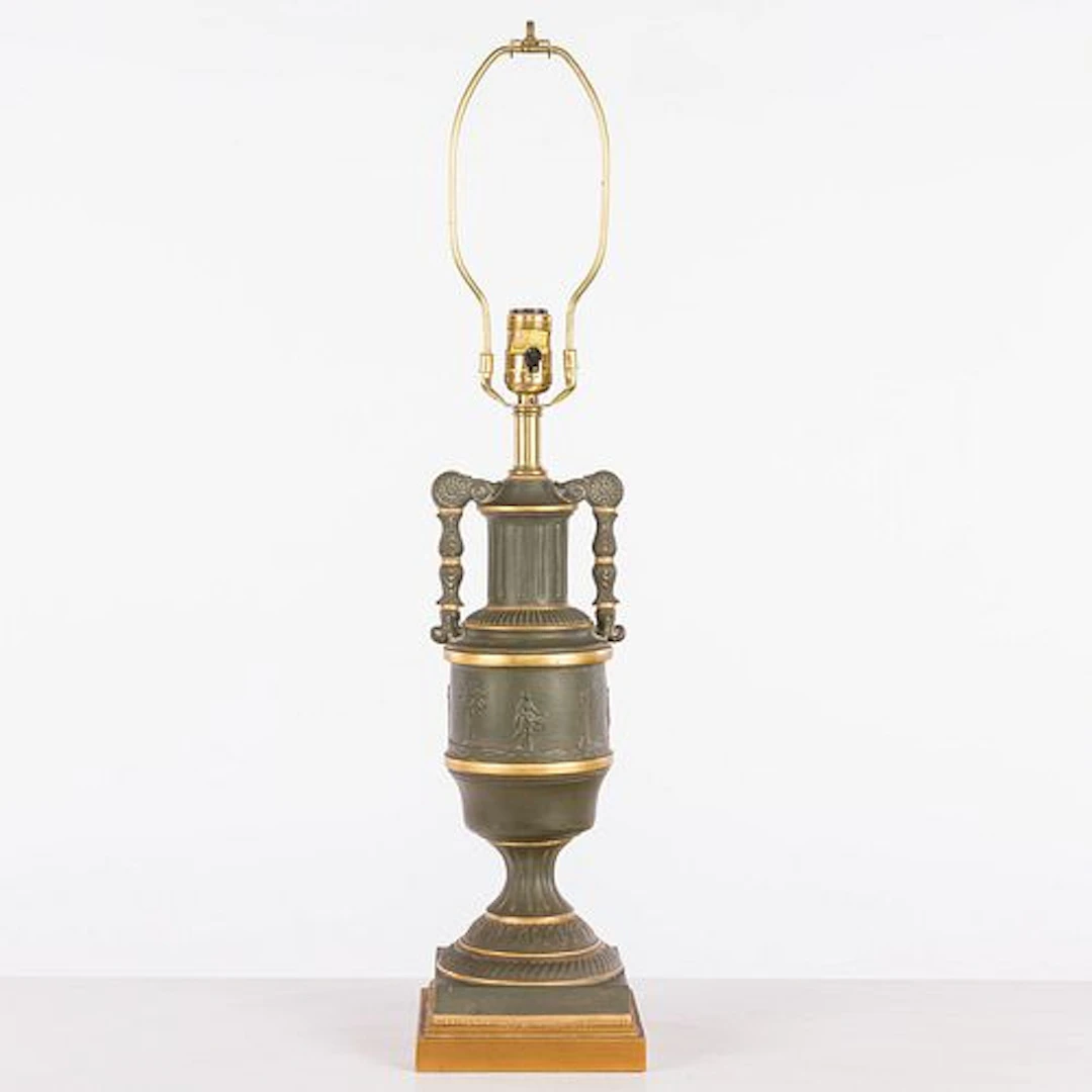 Jasperware Urn-Form Lamp