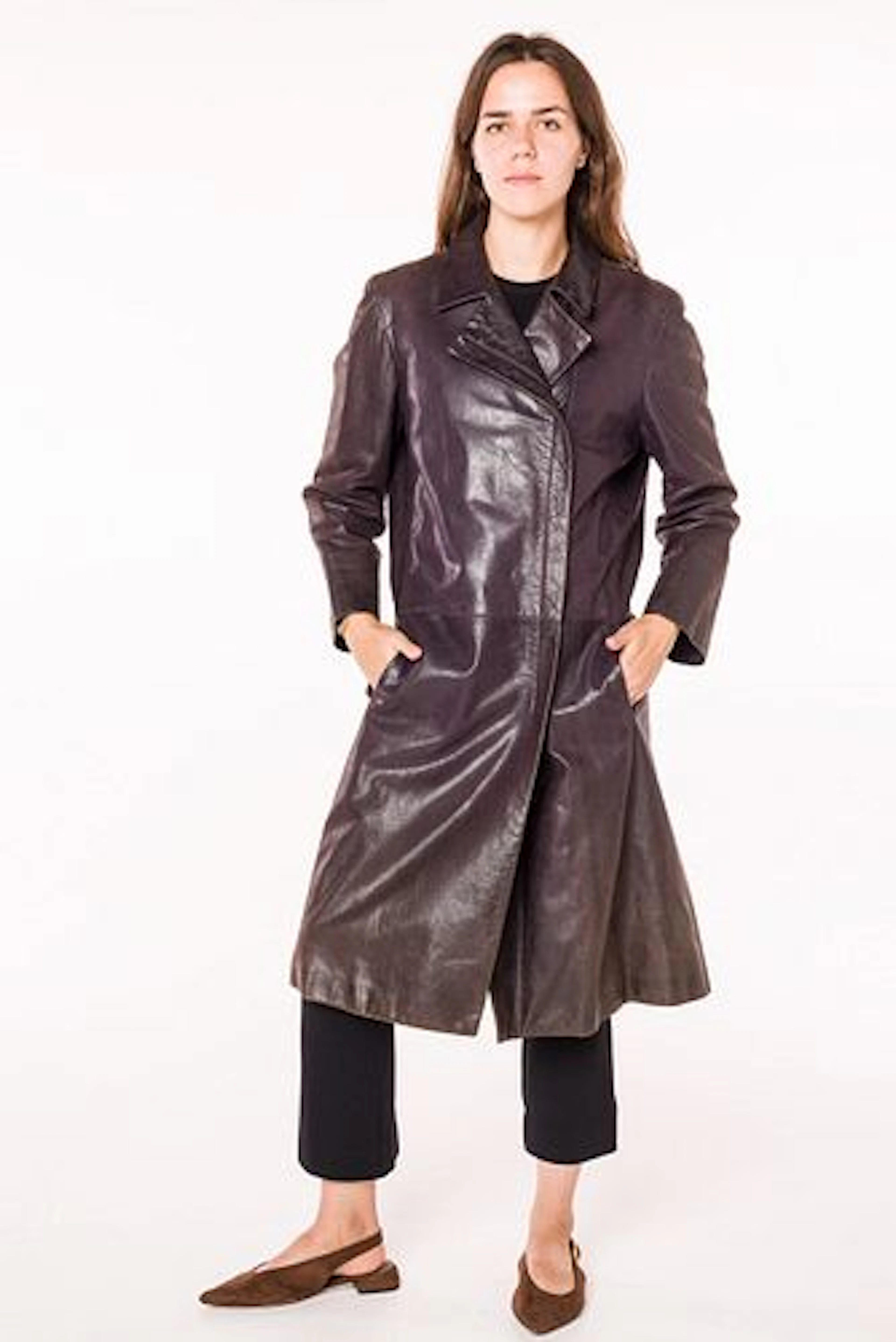 Calvin Klein Leather Coat