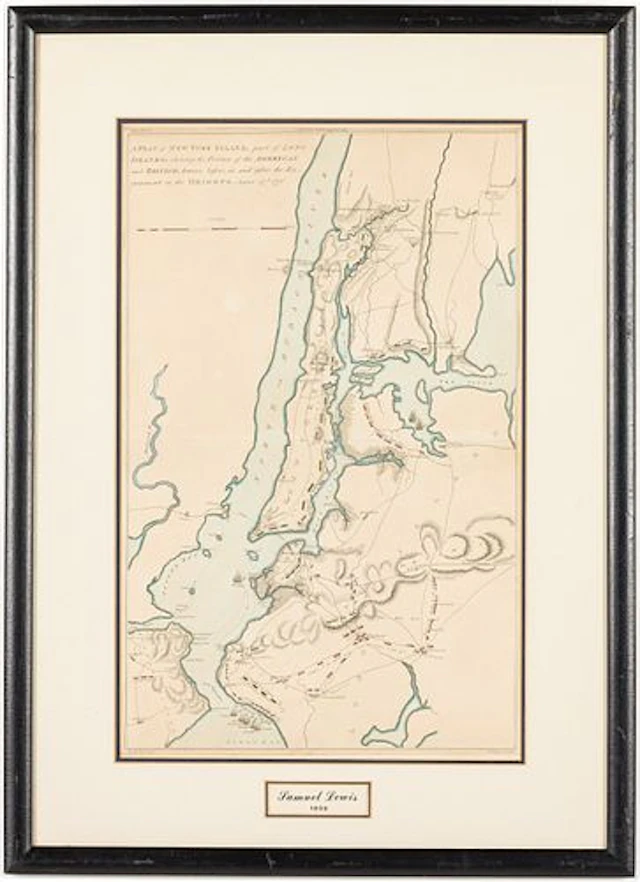 Samuel Lewis (1754 - 1822), Map of New York, 1806
