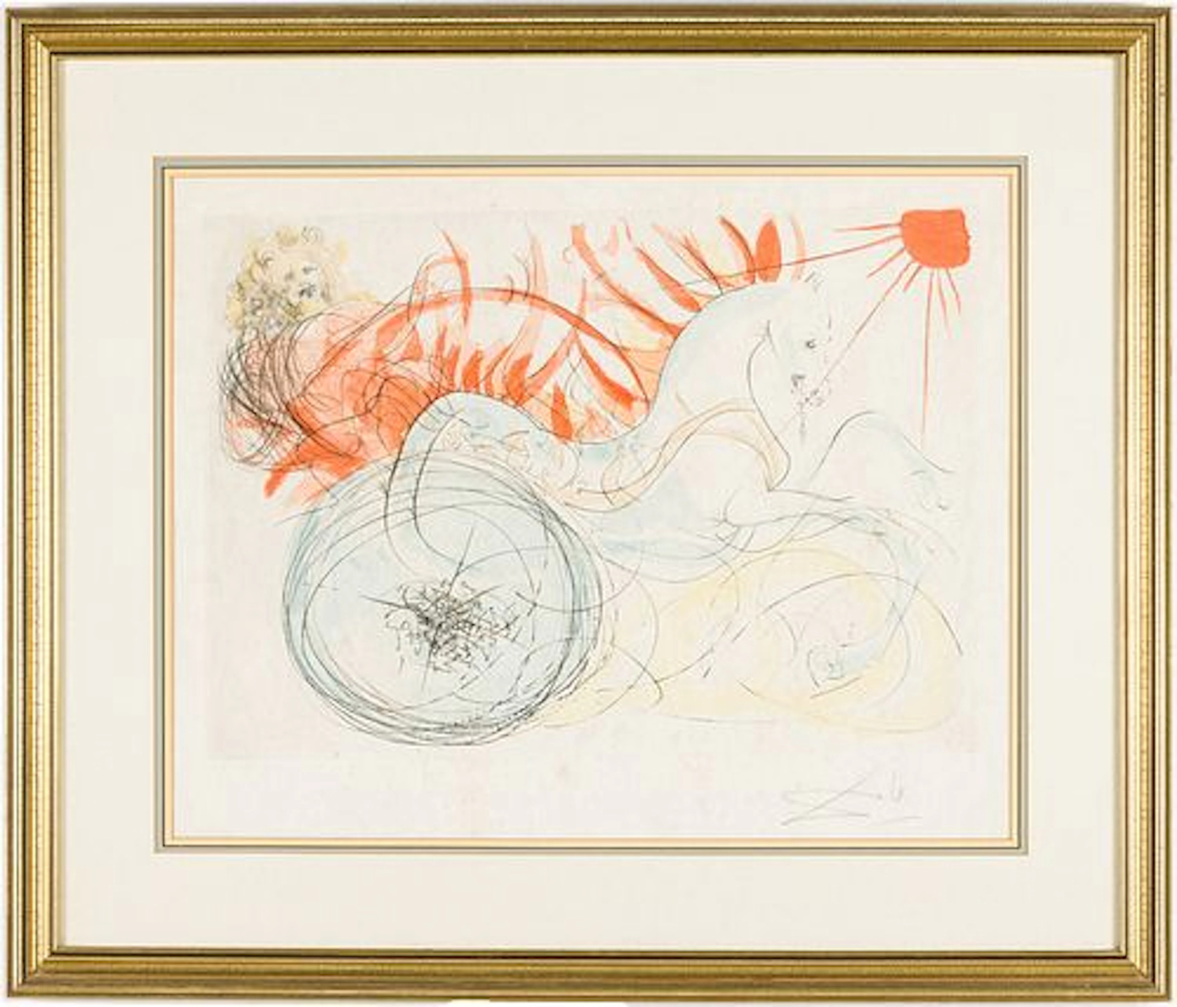 Salvador Dali (1904-1989), Elijah and the Chariot