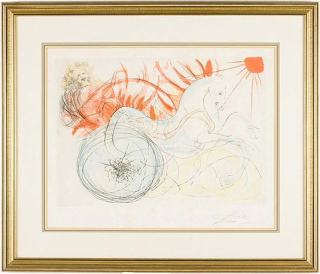 Salvador Dali (1904-1989), Elijah and the Chariot