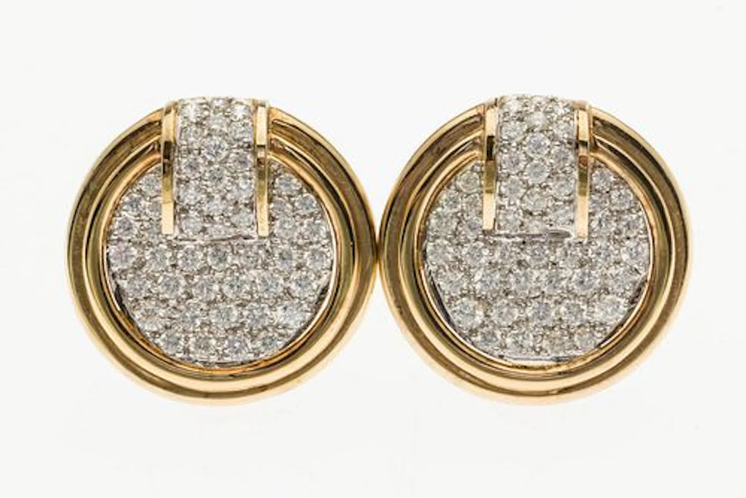 Goldplate and CZ Earrings