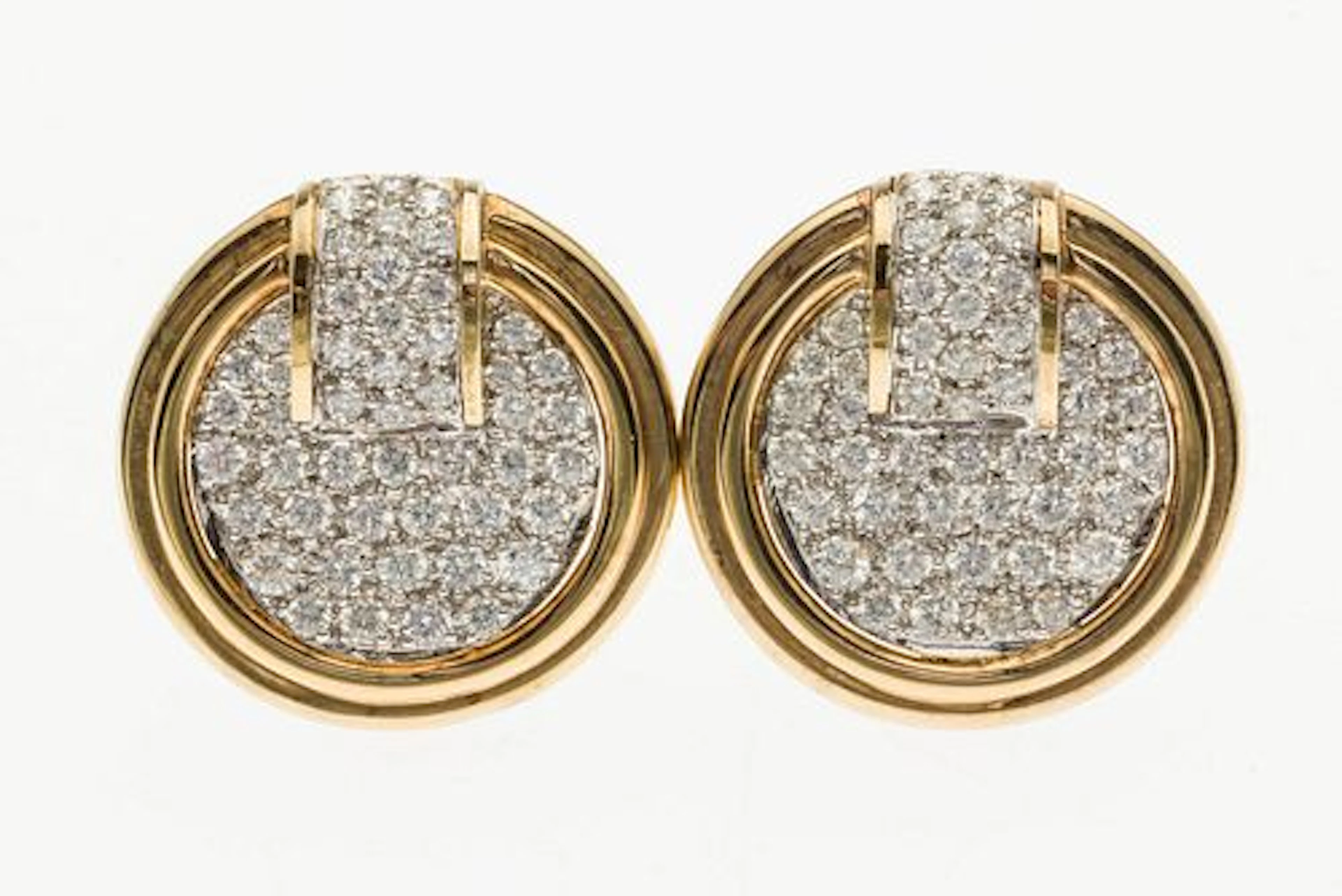 Goldplate and CZ Earrings
