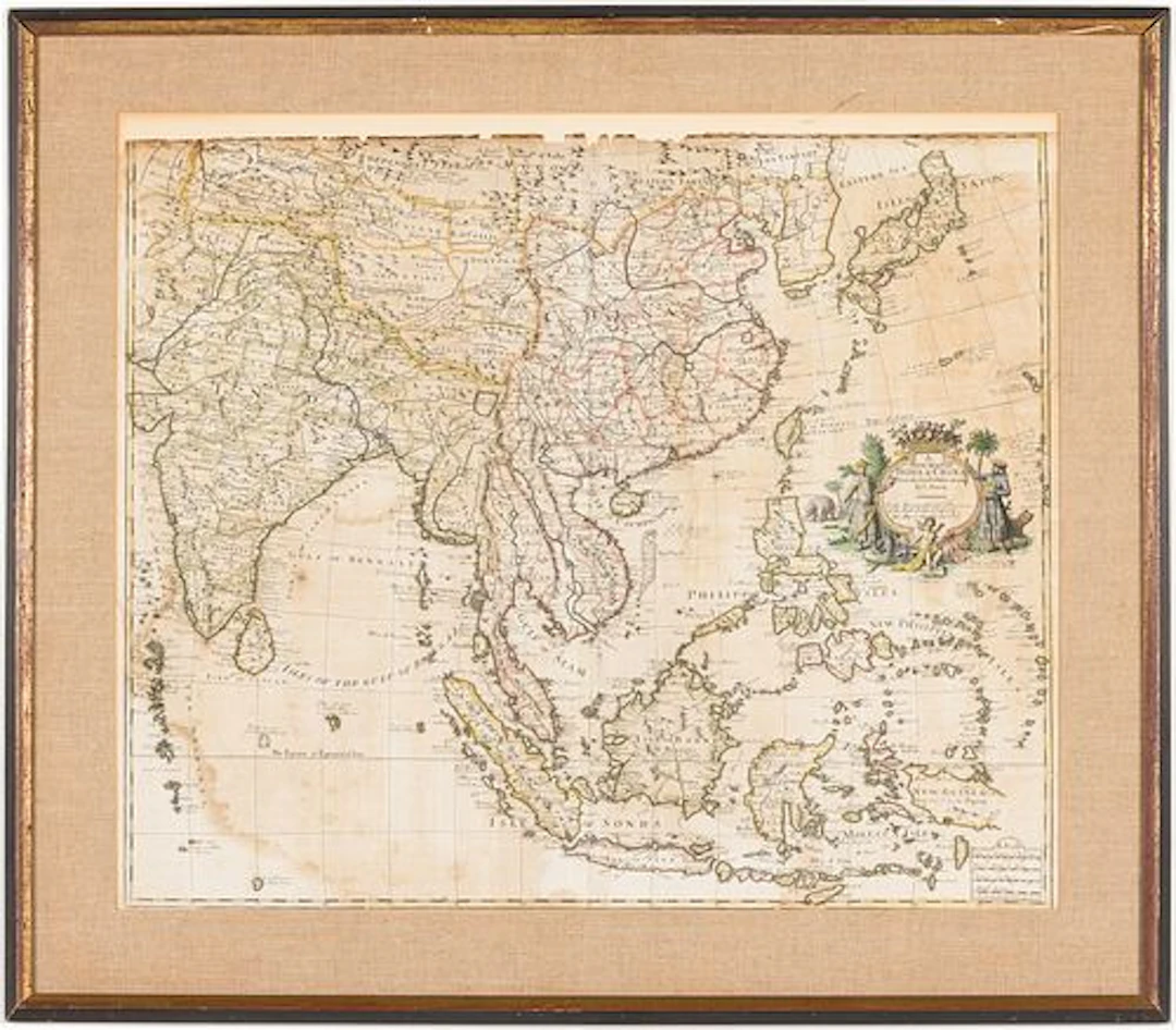 John Senex (1678-1740), A New Map of India & China