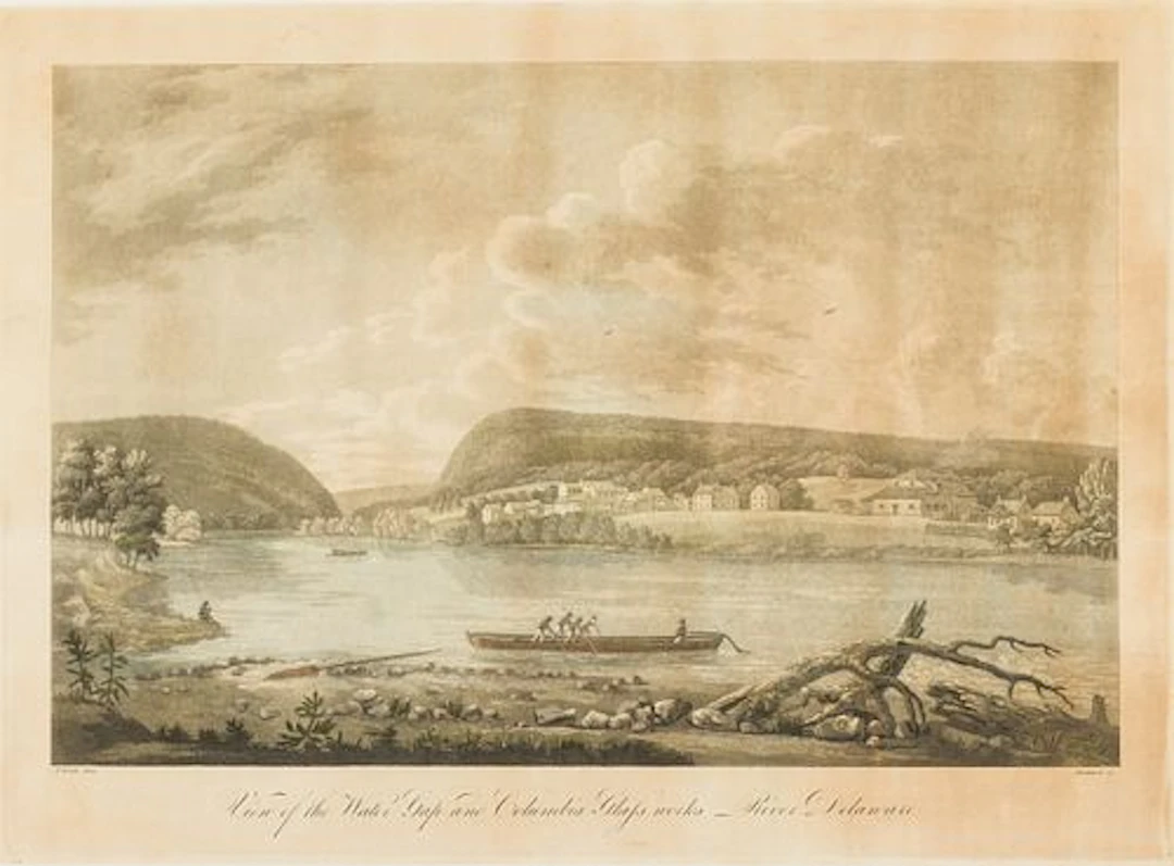 Wm Strickland After Thomas Birch View of Water Gap