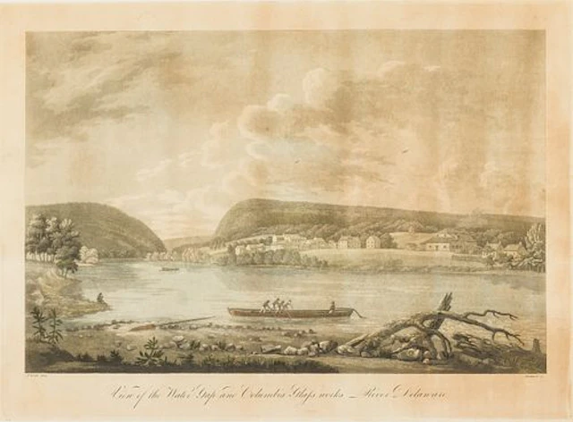Wm Strickland After Thomas Birch View of Water Gap