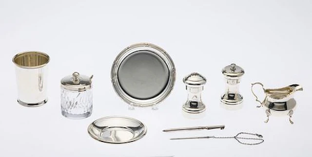 Sterling & Silverplt Serving Articles includ Cartier