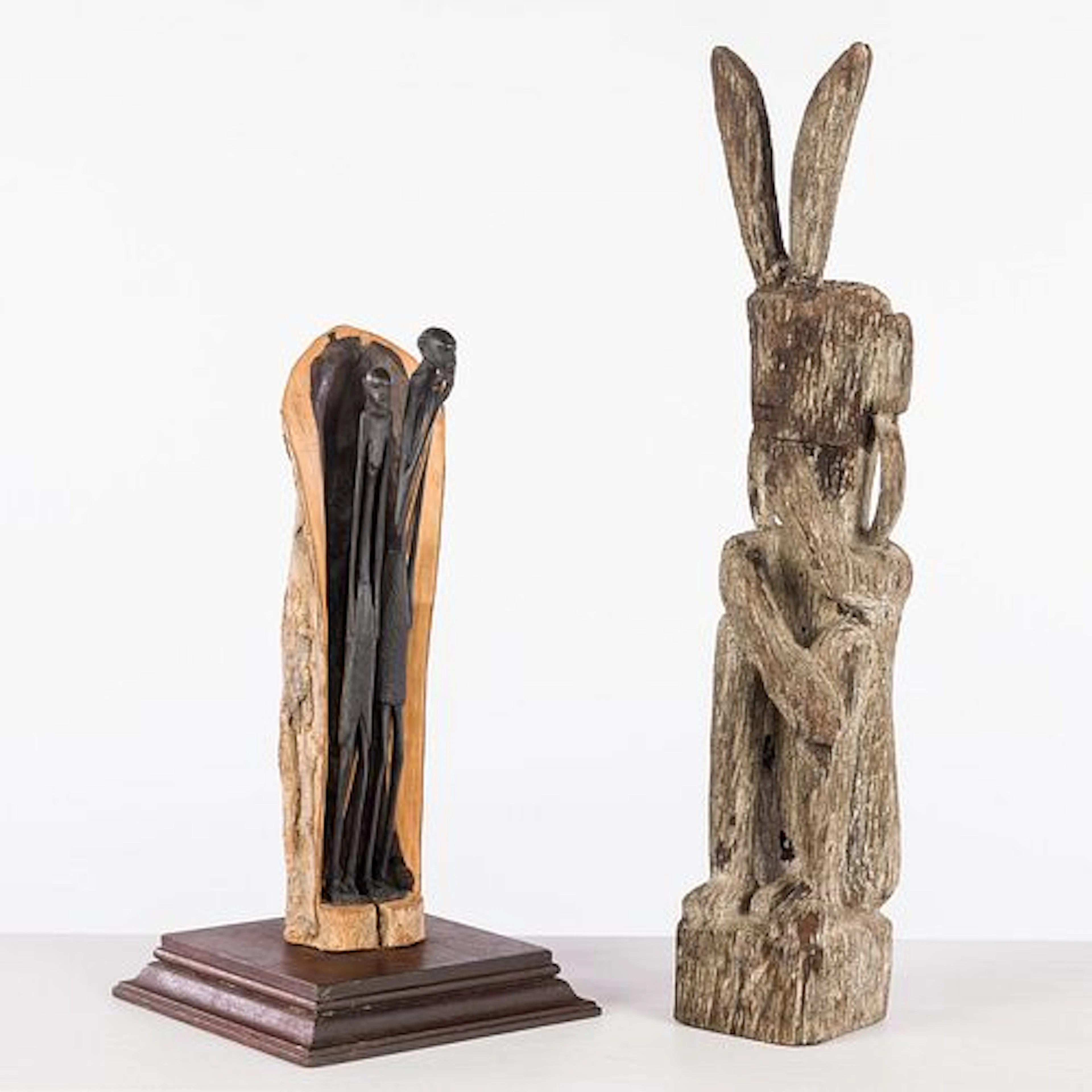 Two African Carved Wood Sculptures