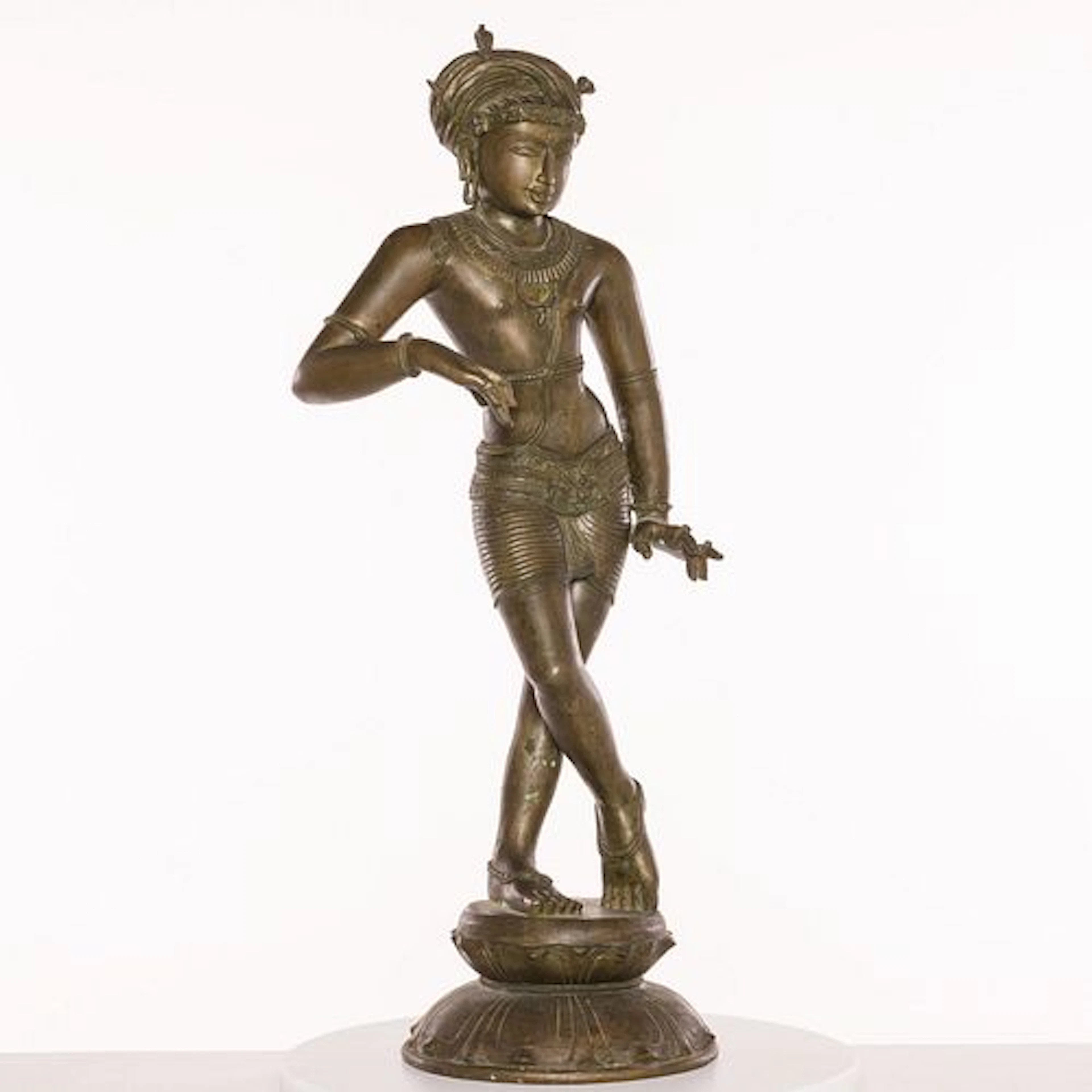 Southeast Asian Bronze Standing Figure