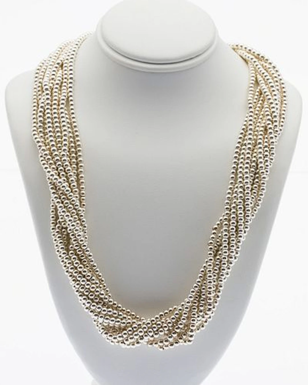 Tiffany & Co Multistrand Sterling Silver Necklace