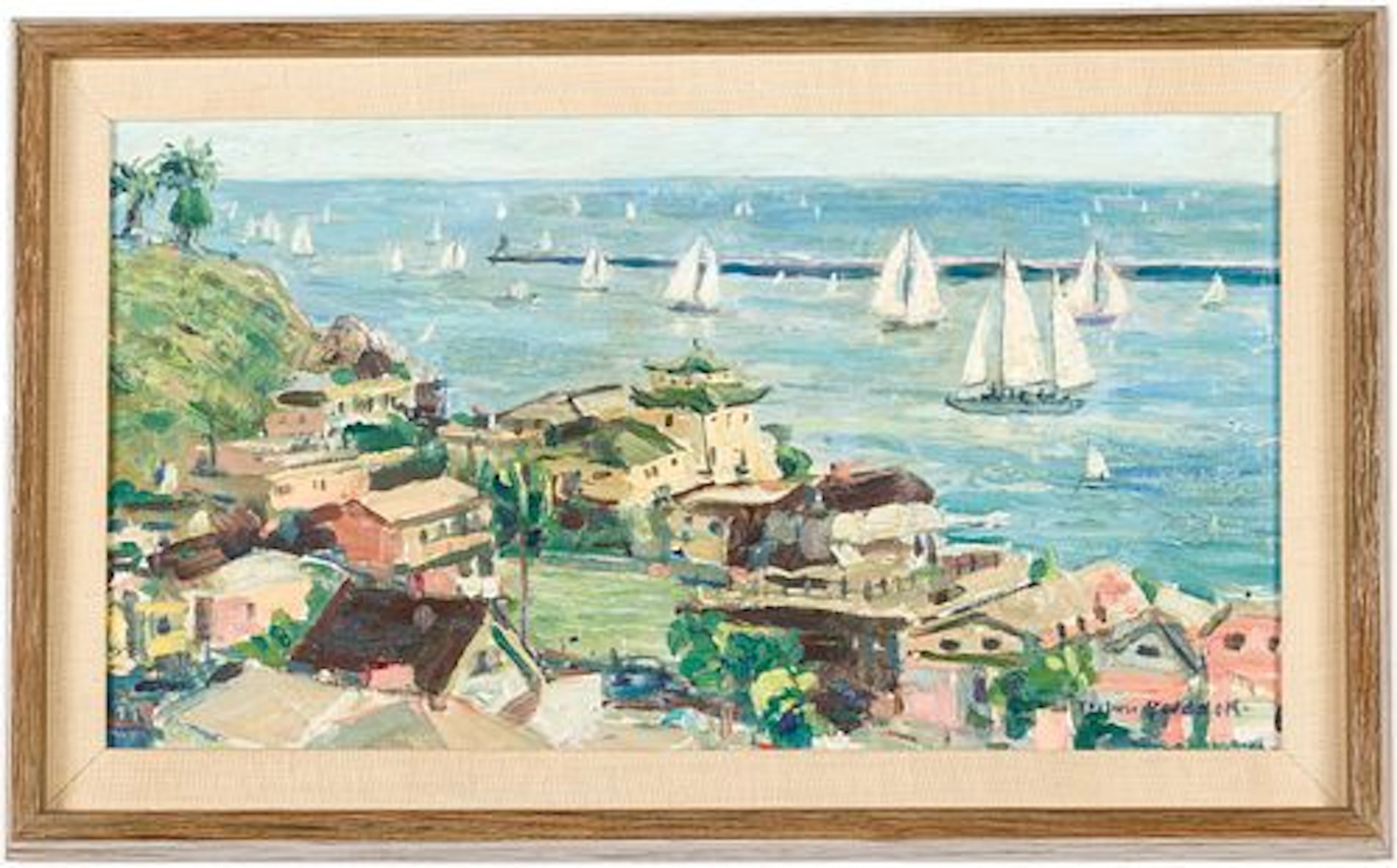 Thelma Hope (CA, 1898 - 1991), Corona del Mar, Oil