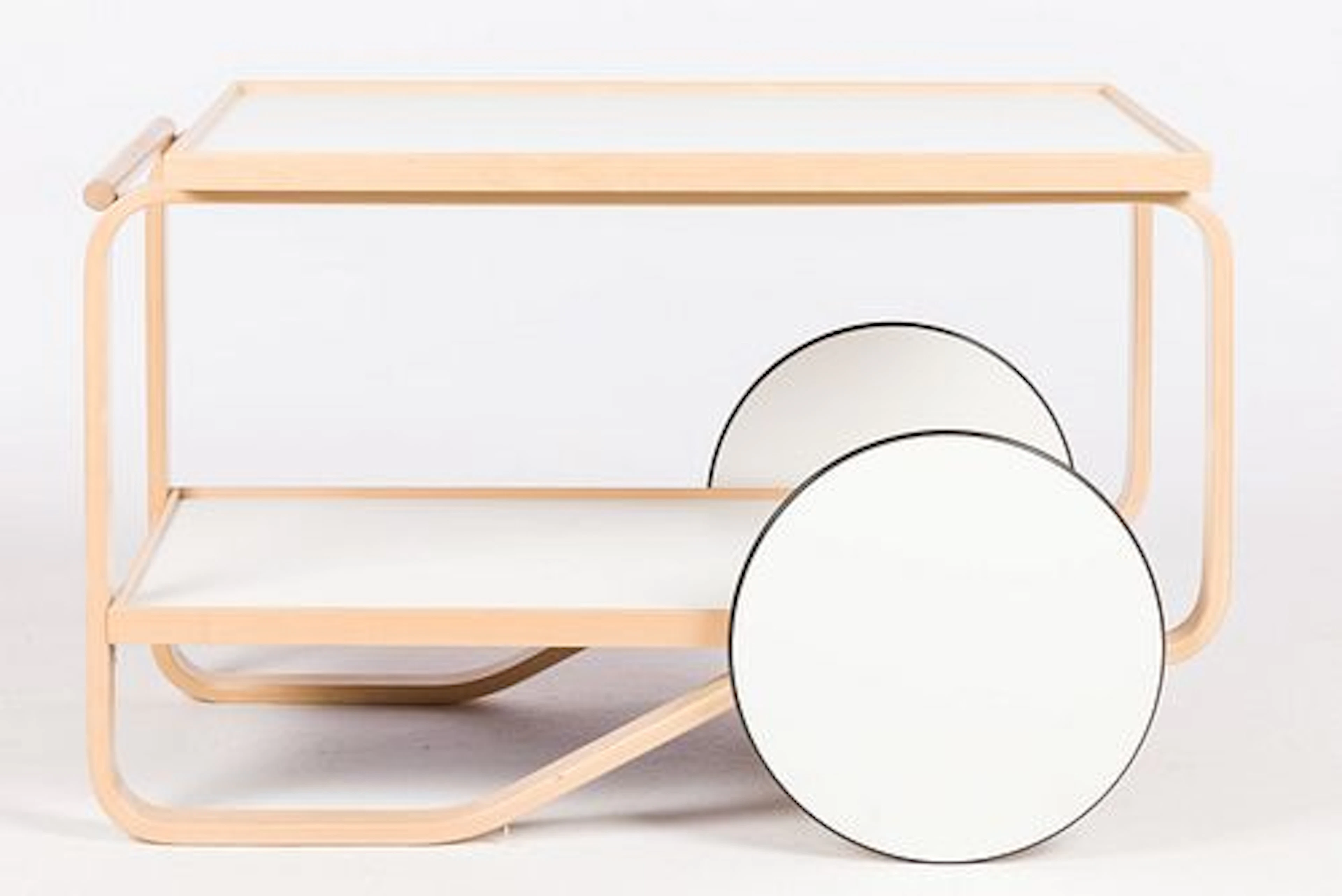 Alvar Alto Artek Low Tea Cart
