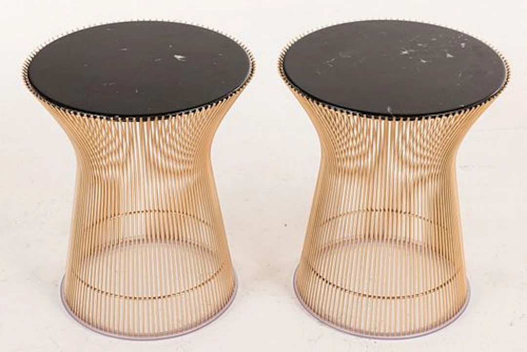 Pr Warren Platner for Knoll Side Tables