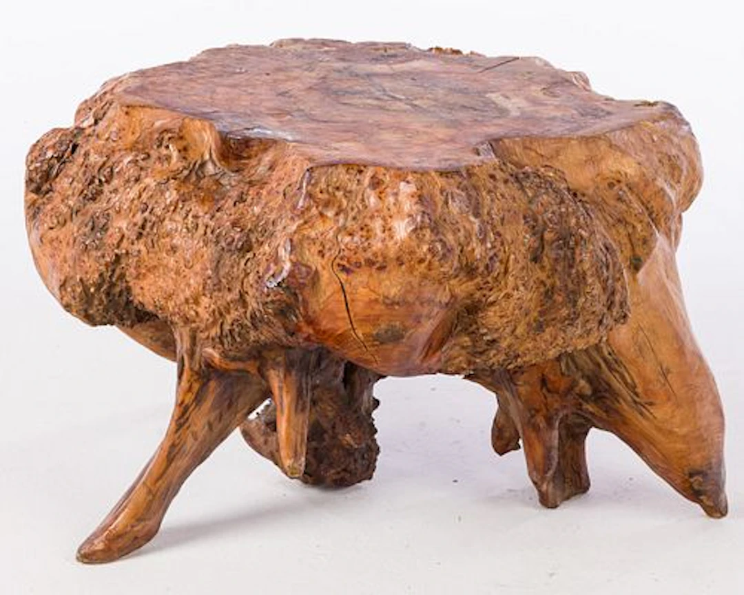 Burlwood Side Table