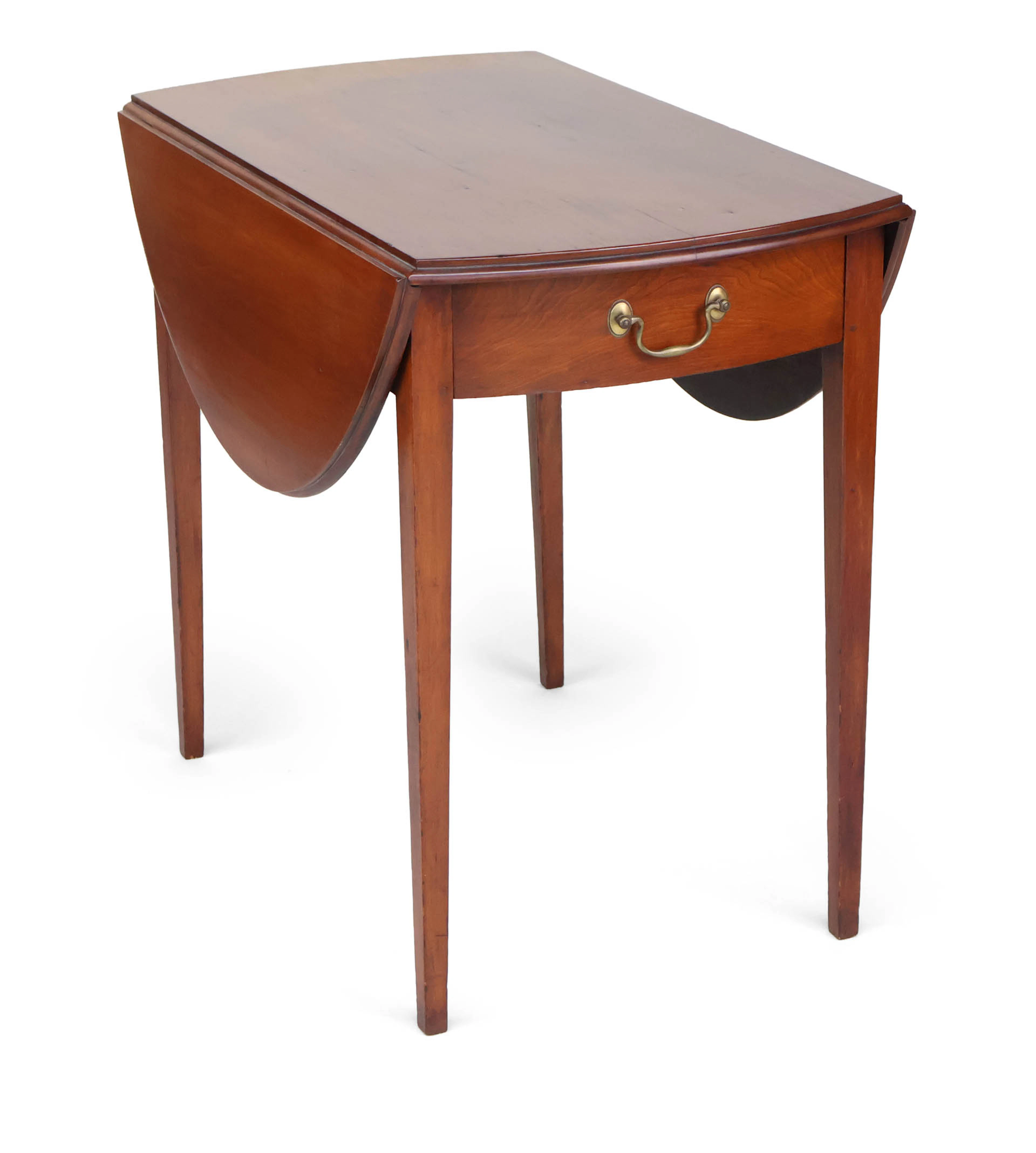 Federal Cherrywood One-Drawer Pembroke Table
