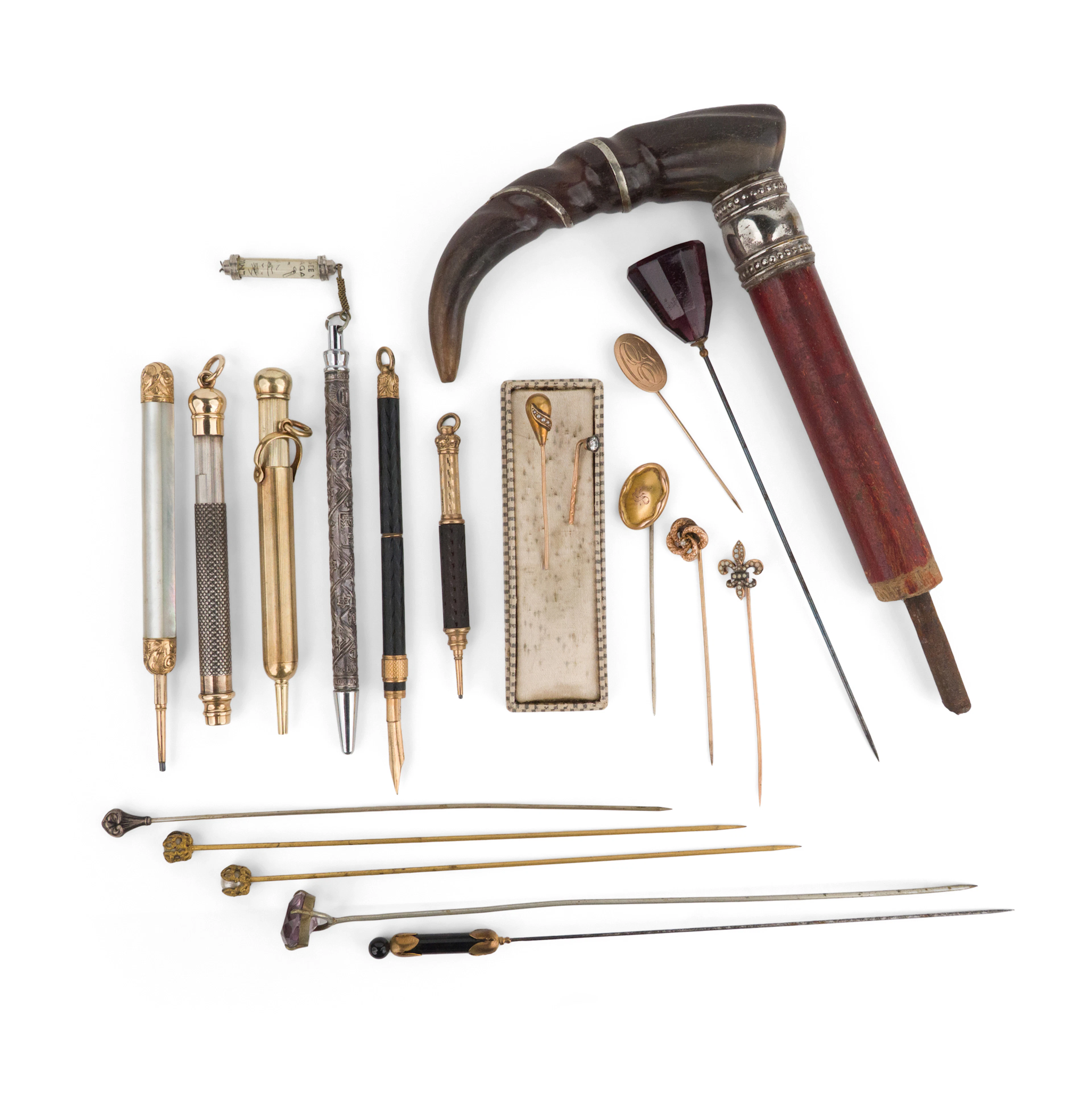Collection of Hat Pins and Pens