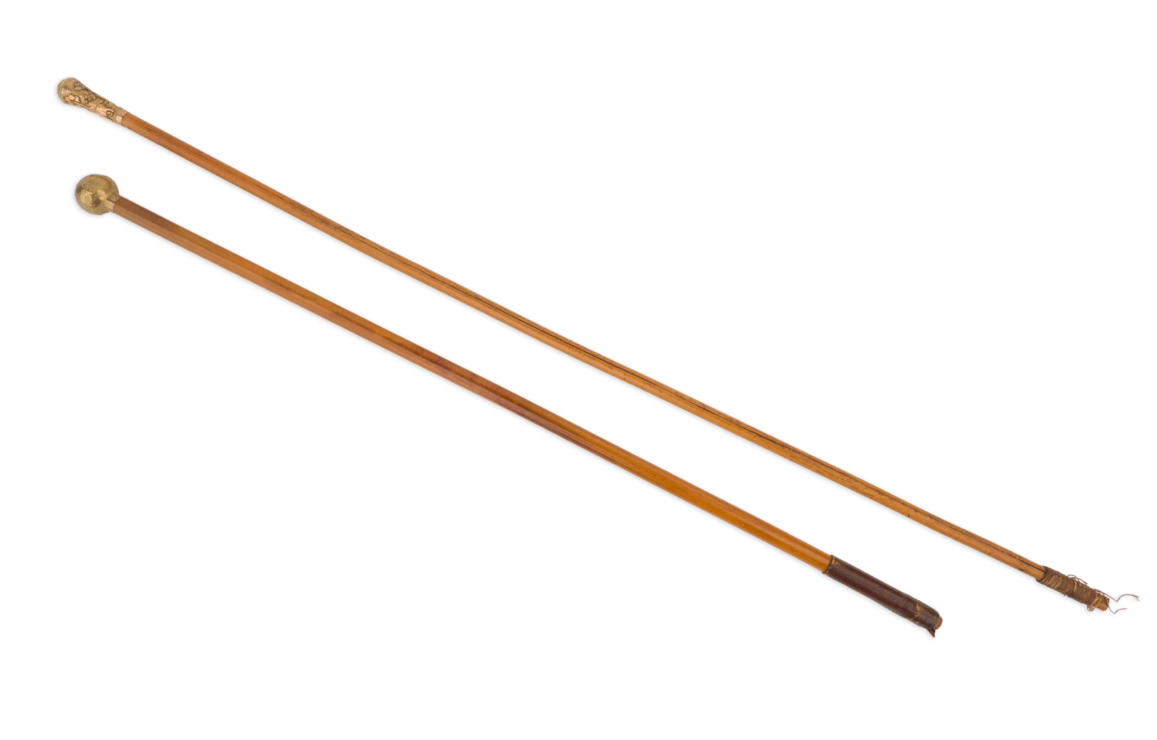 French Gold Topped Riding Crop