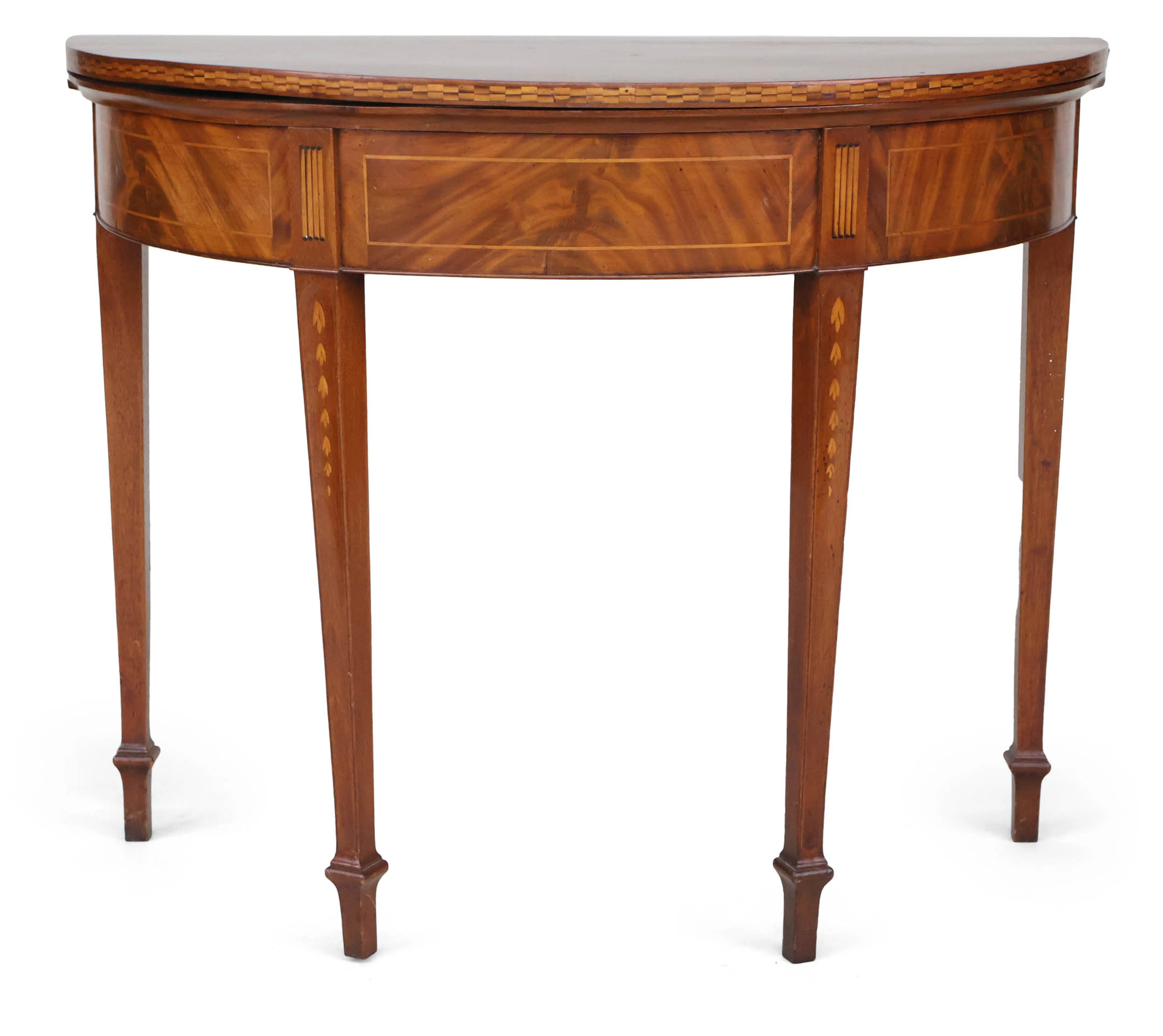 Federal Inlaid Mahogany Games Table, Attributed to John and Thomas Seymour