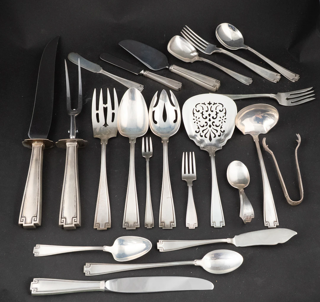 Gorham Sterling Silver Etruscan Pattern Flatware
