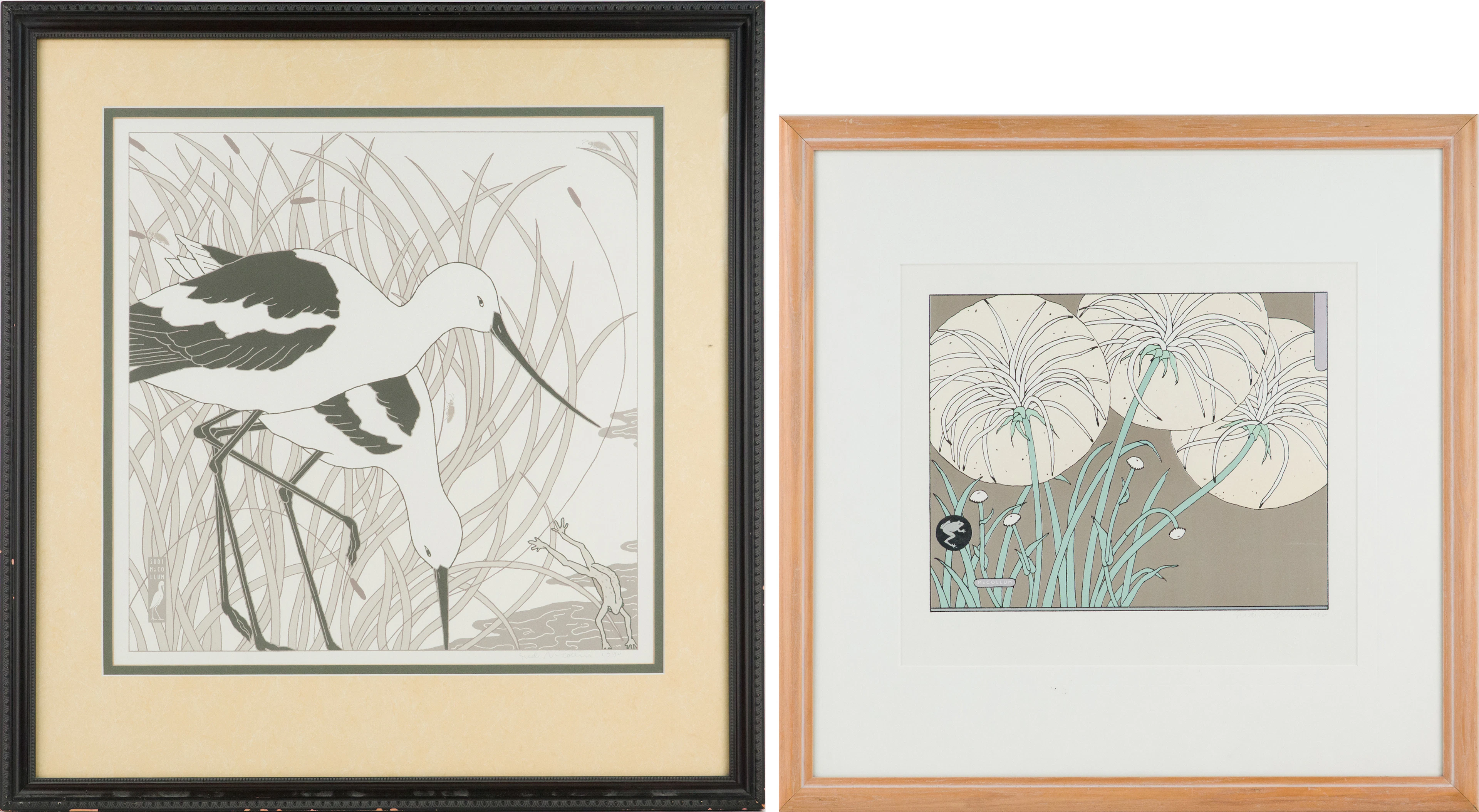 Sudi McCollum, Floral and Bird, Prints
