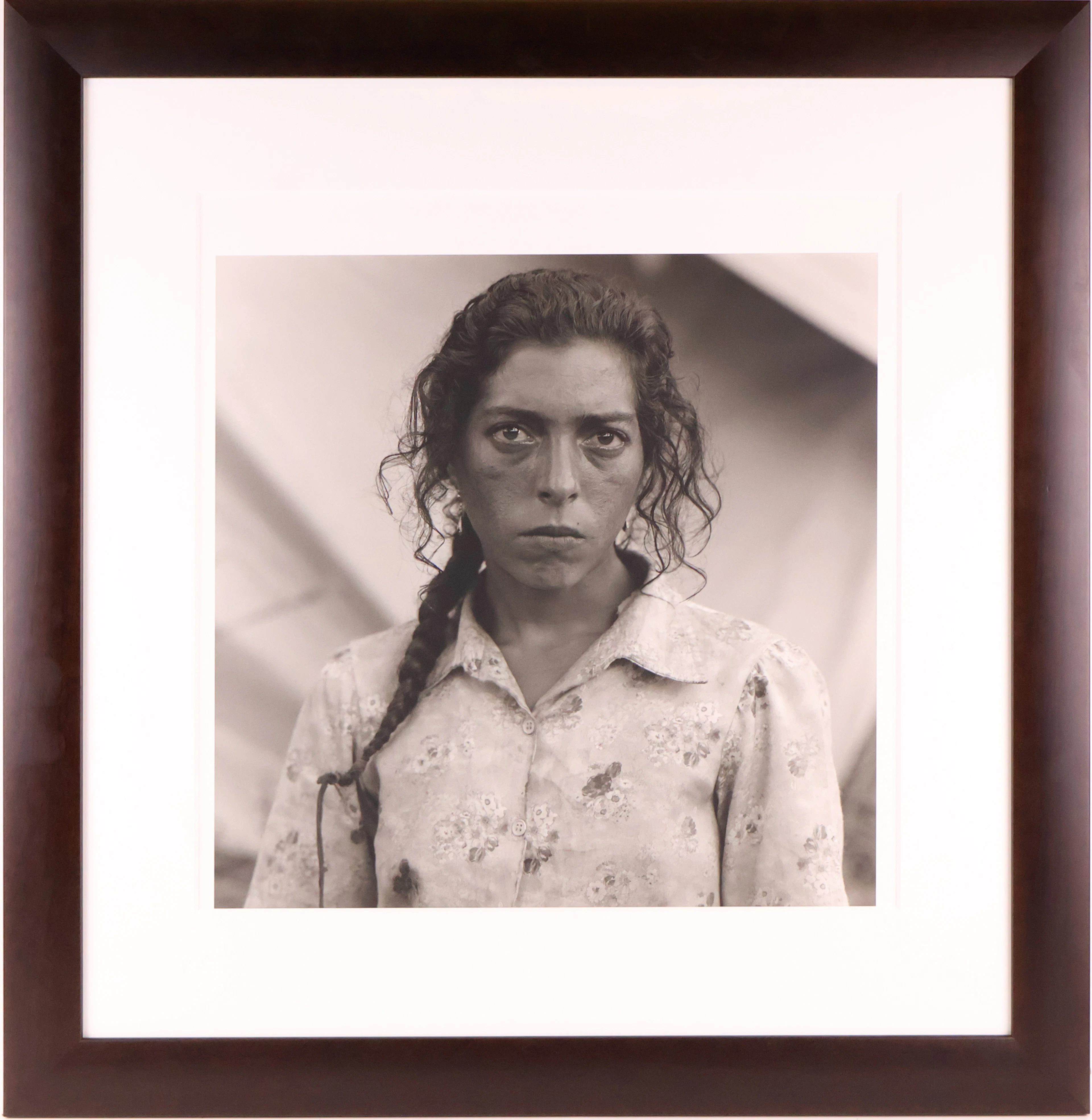 Valdir Cruz, Brazilian 1954-, Gypsy Woman I, Gelatin Silver Print