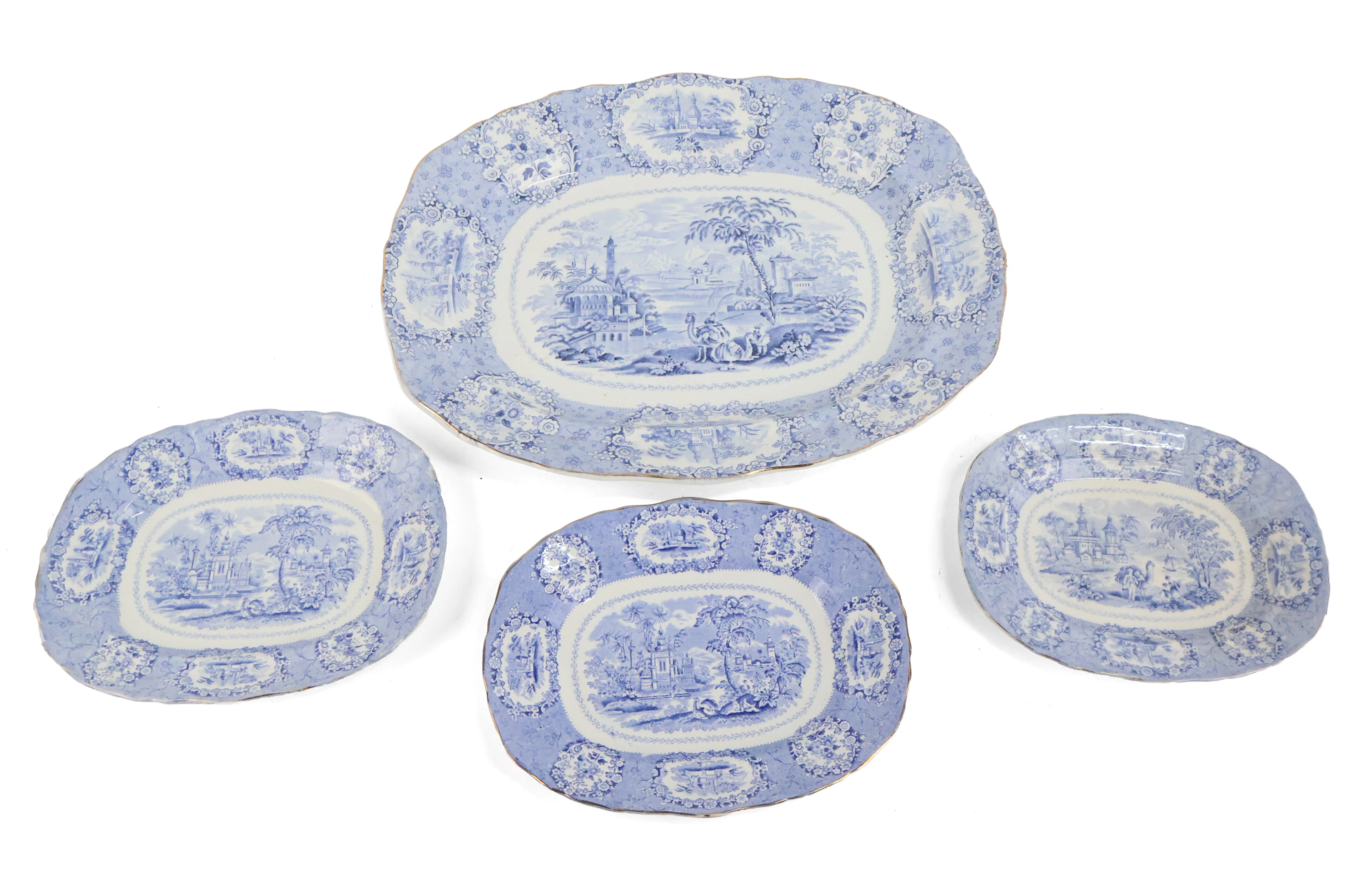 Four Ridgeways "Oriental" Pattern Platters