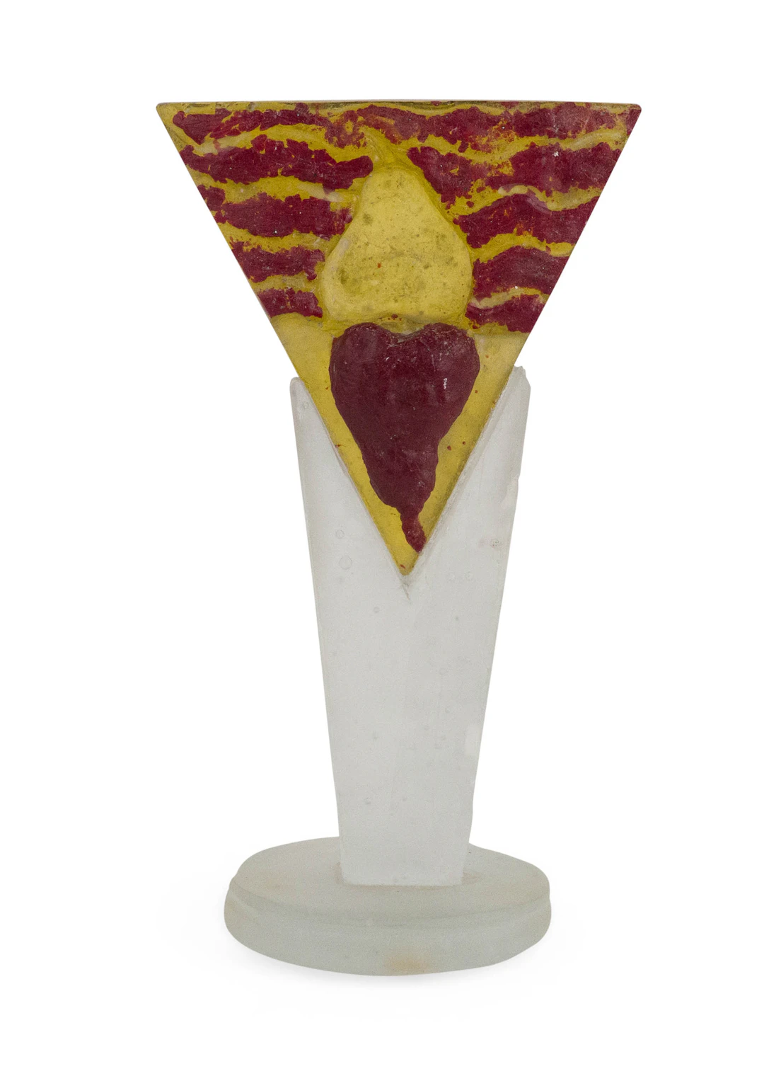 Paula Mandel, Still Point, Kiln Cast Frosted Glass