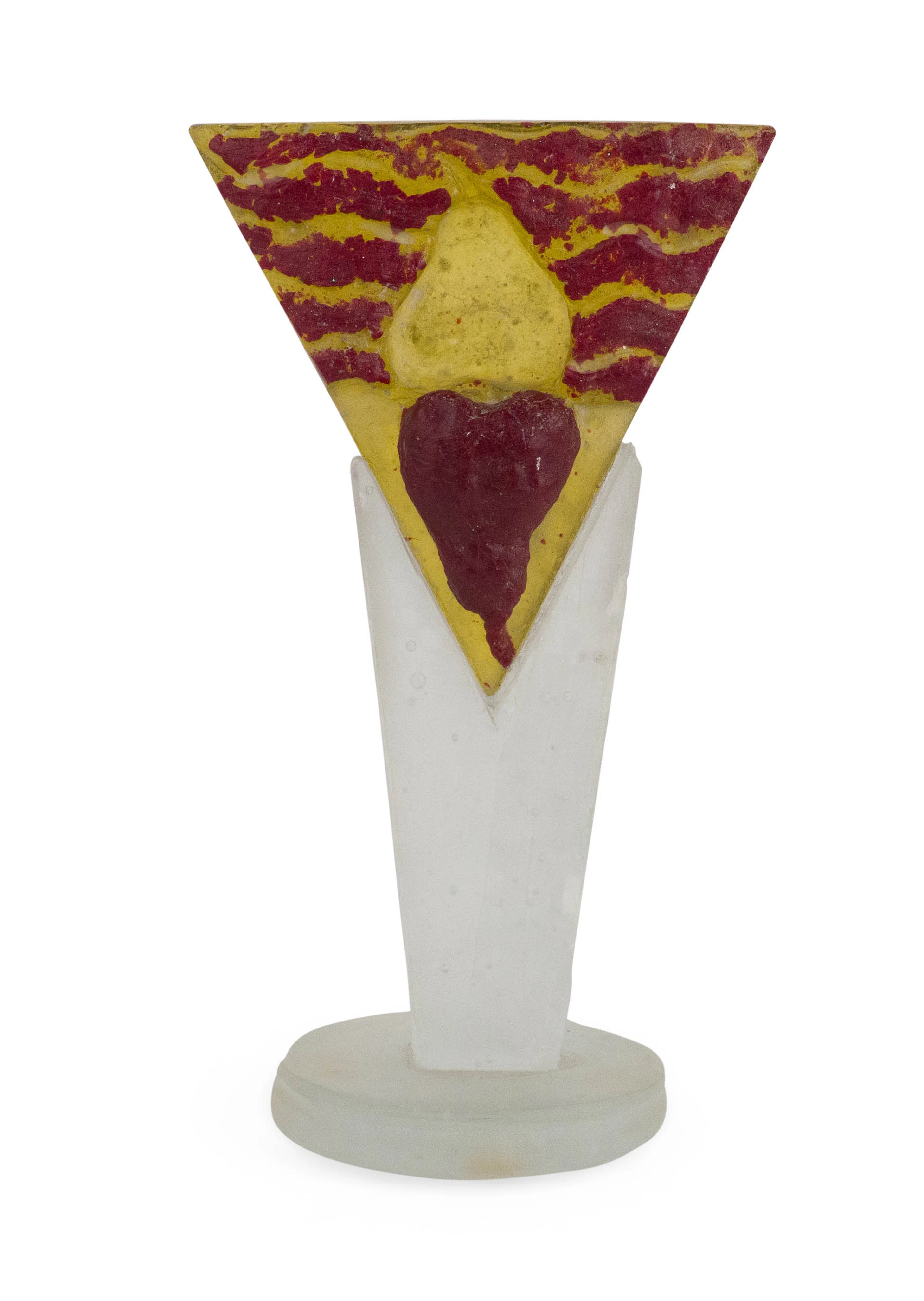 Paula Mandel, Still Point, Kiln Cast Frosted Glass