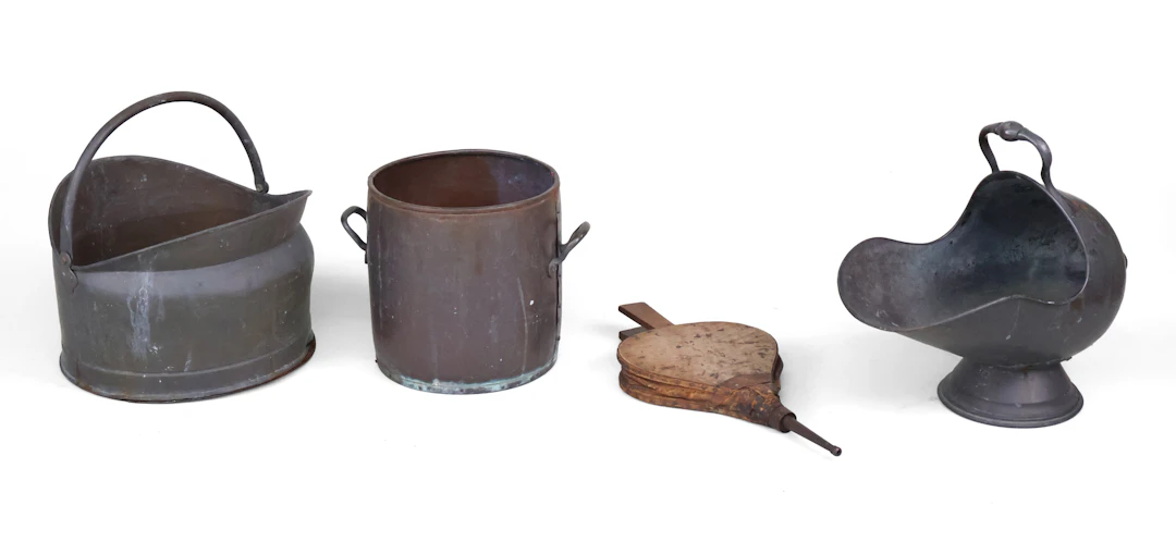 Three Metal Vessels