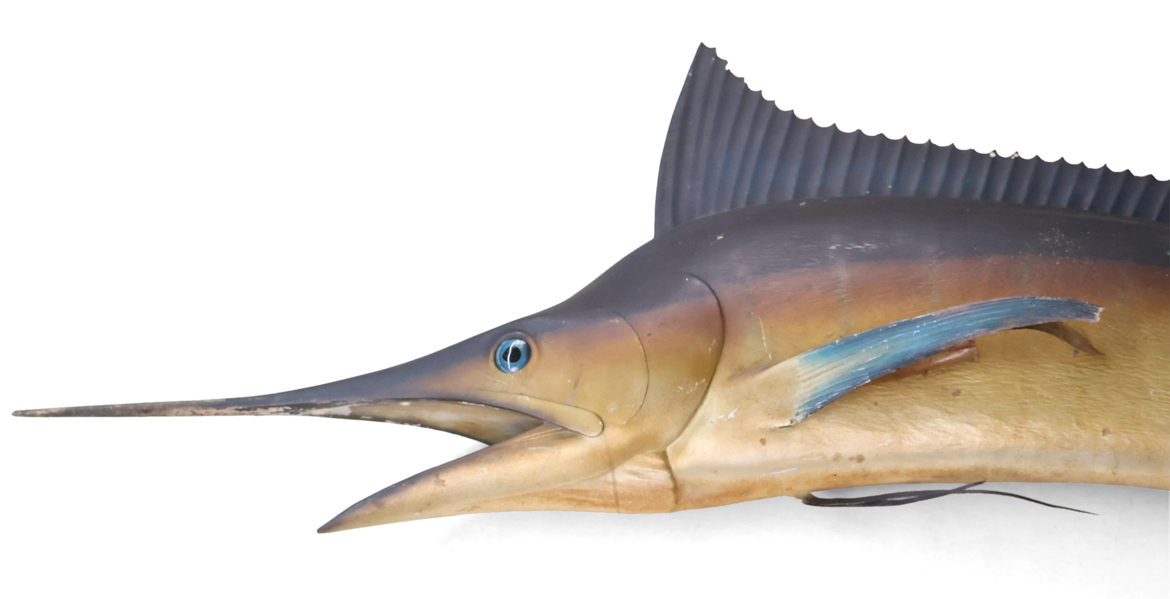 Large Marlin Fish Mount
