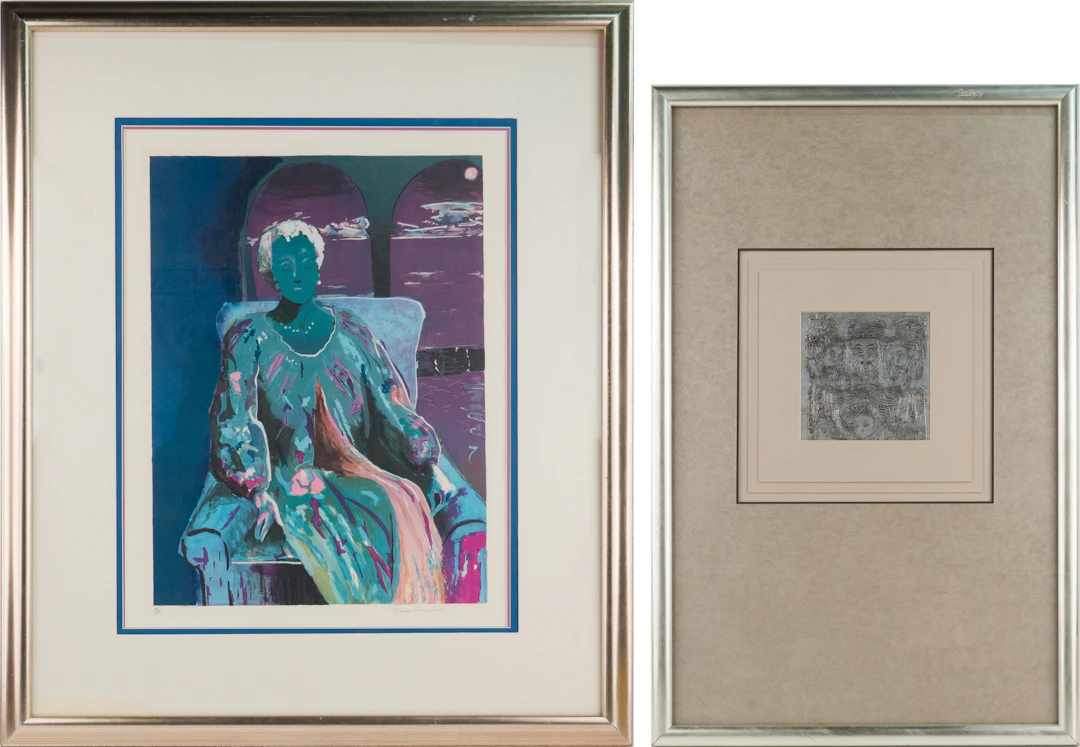 Sarah Churchill, 1914-1982, Seated Woman, Lithograph