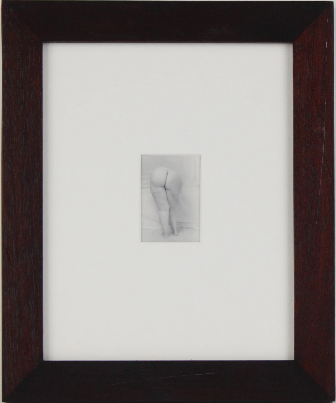 Lynn Bianchi, American 1944-, Behind, Silver Gelatin Print Bathed in Gold