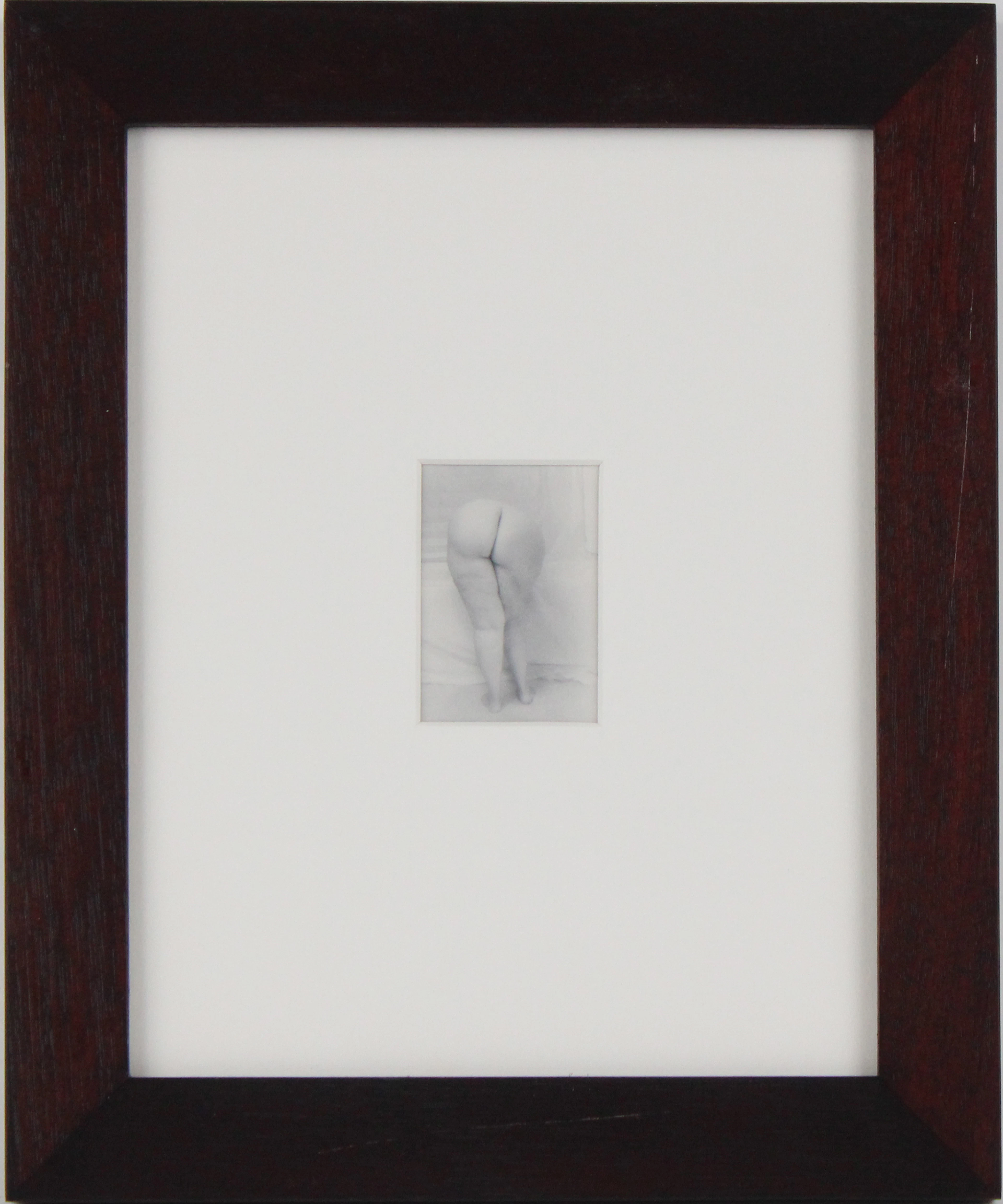 Lynn Bianchi, American 1944-, Behind, Silver Gelatin Print Bathed in Gold