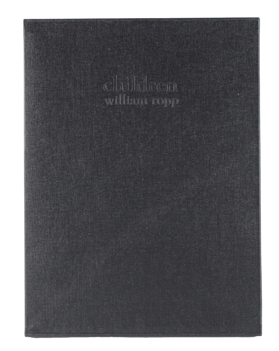 William Ropp, French 1960-, Children, Book with Gelatin Silver Print