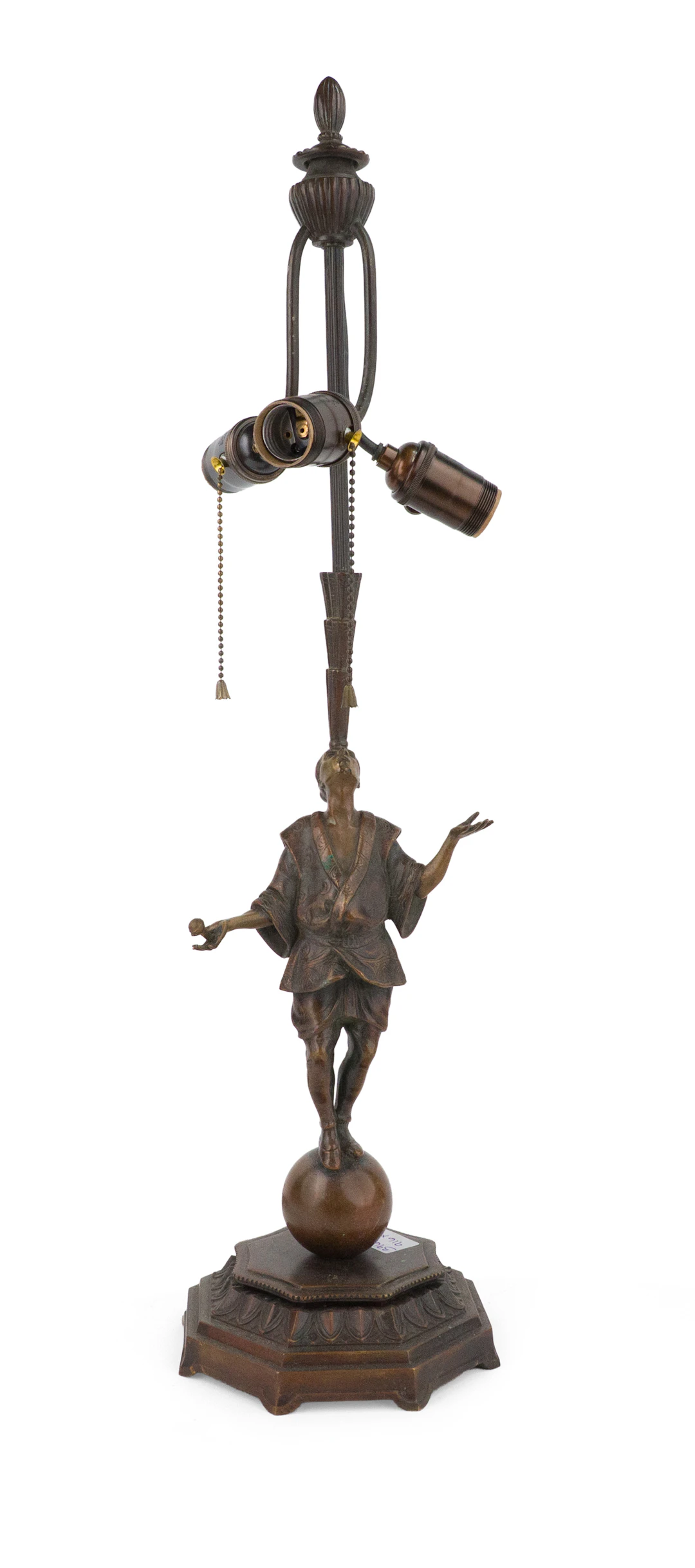Bronze Juggler Lamp