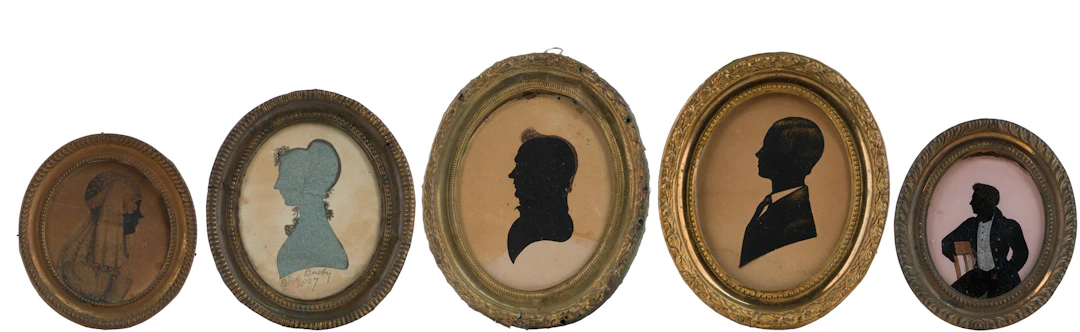 Five Oval Silhouettes