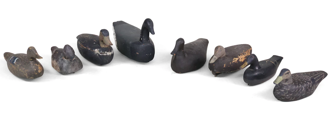 Eight Assorted Duck Decoys