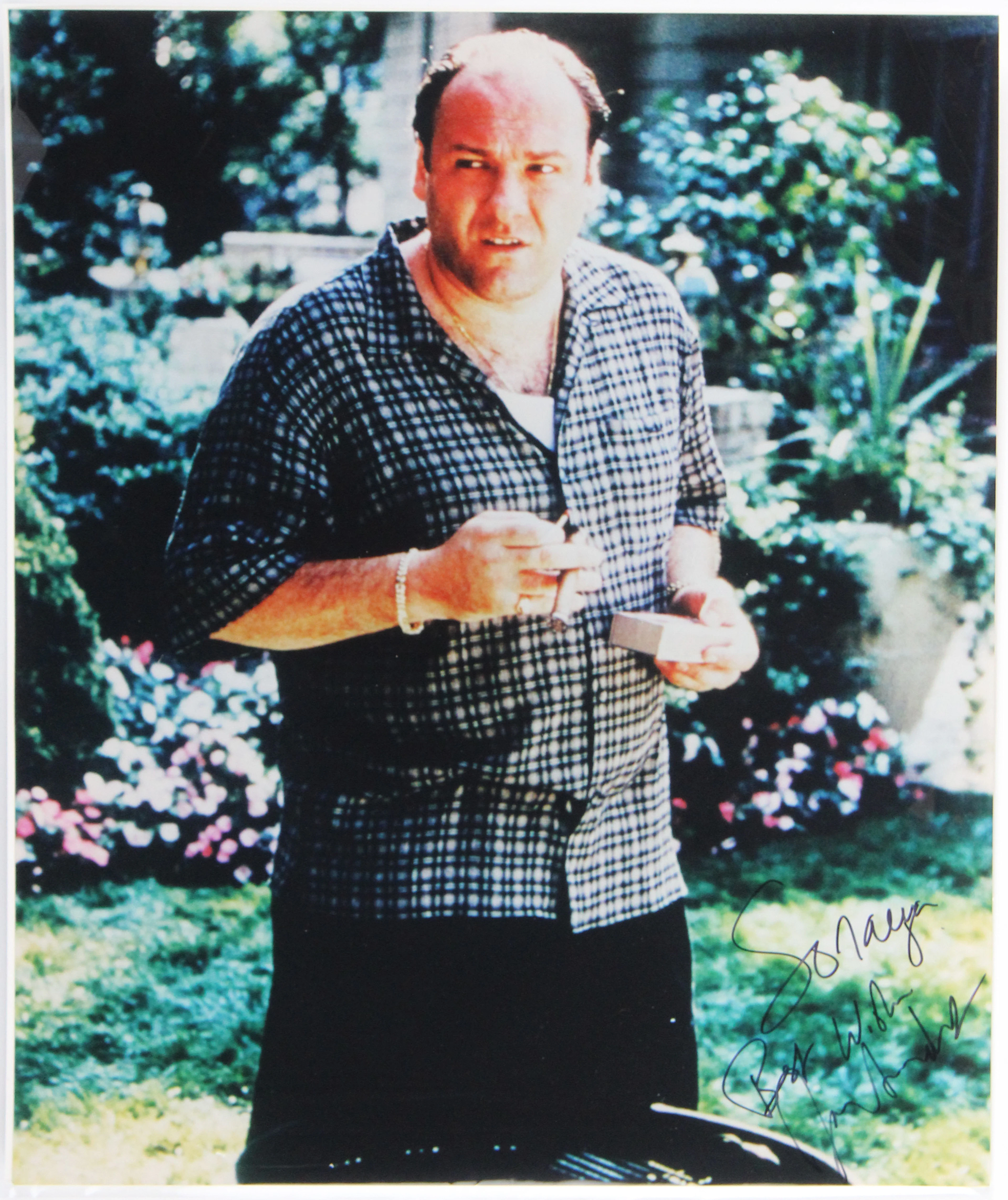 Artist Unknown, Autographed James Gandolfini, Archival Pigment Photograph