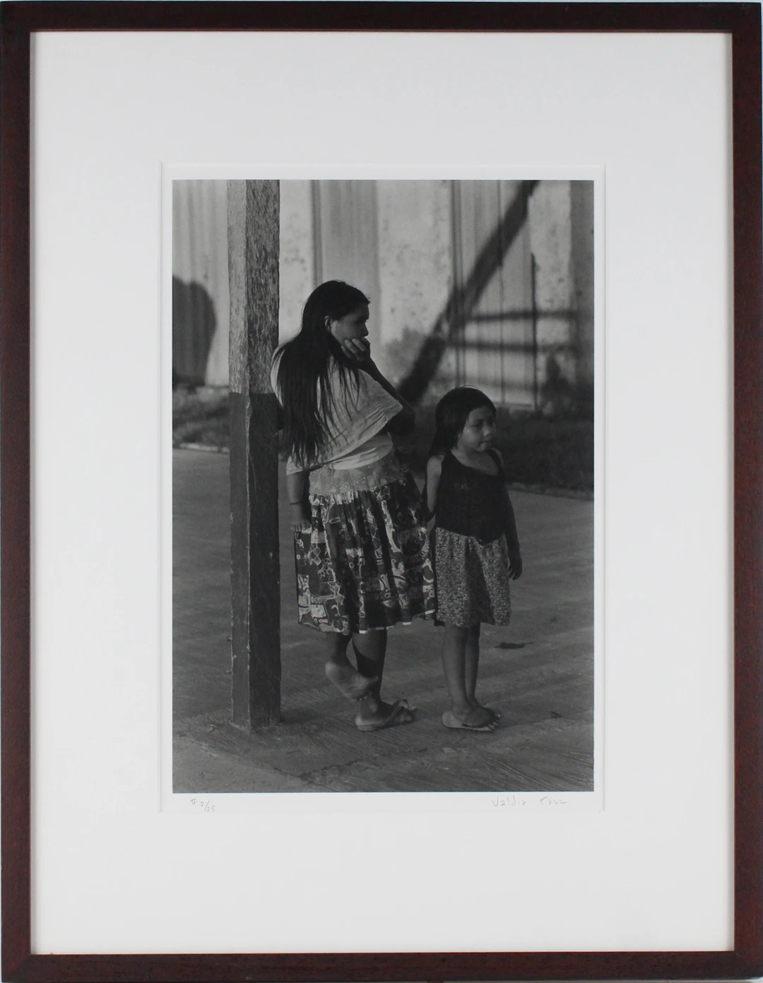 Valdir Cruz, Brazilian 1954-, Makuxi Mother and Daughter, Gelatin