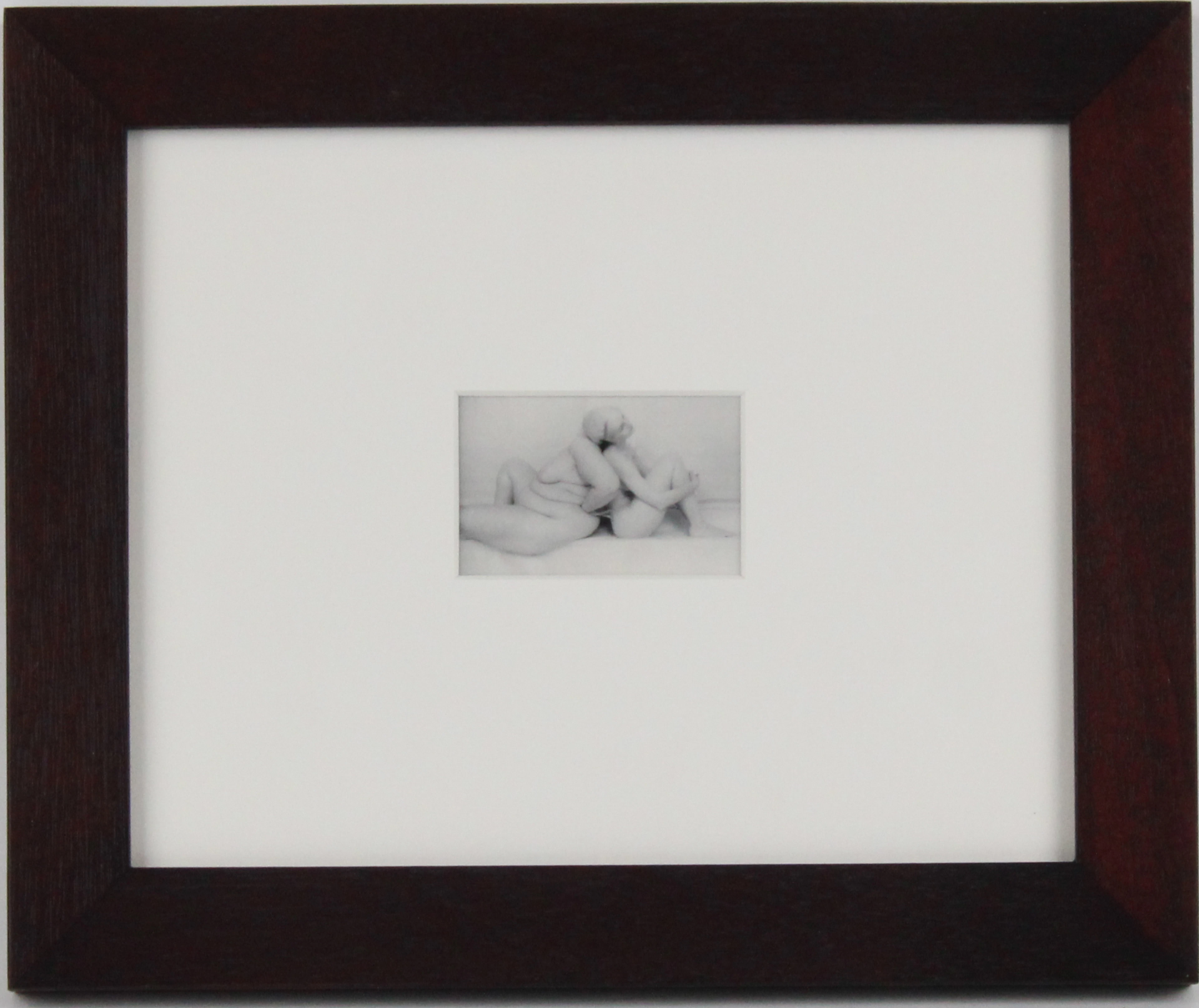 Lynn Bianchi, American 1944-, One Head, Silver Gelatin Print Bathed in Gold