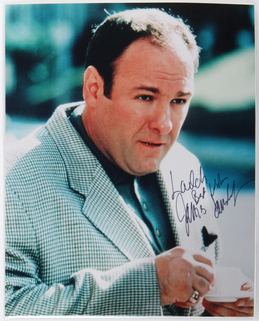 Artist Unknown, Autographed James Gandolfini, Archival Pigment Photograph