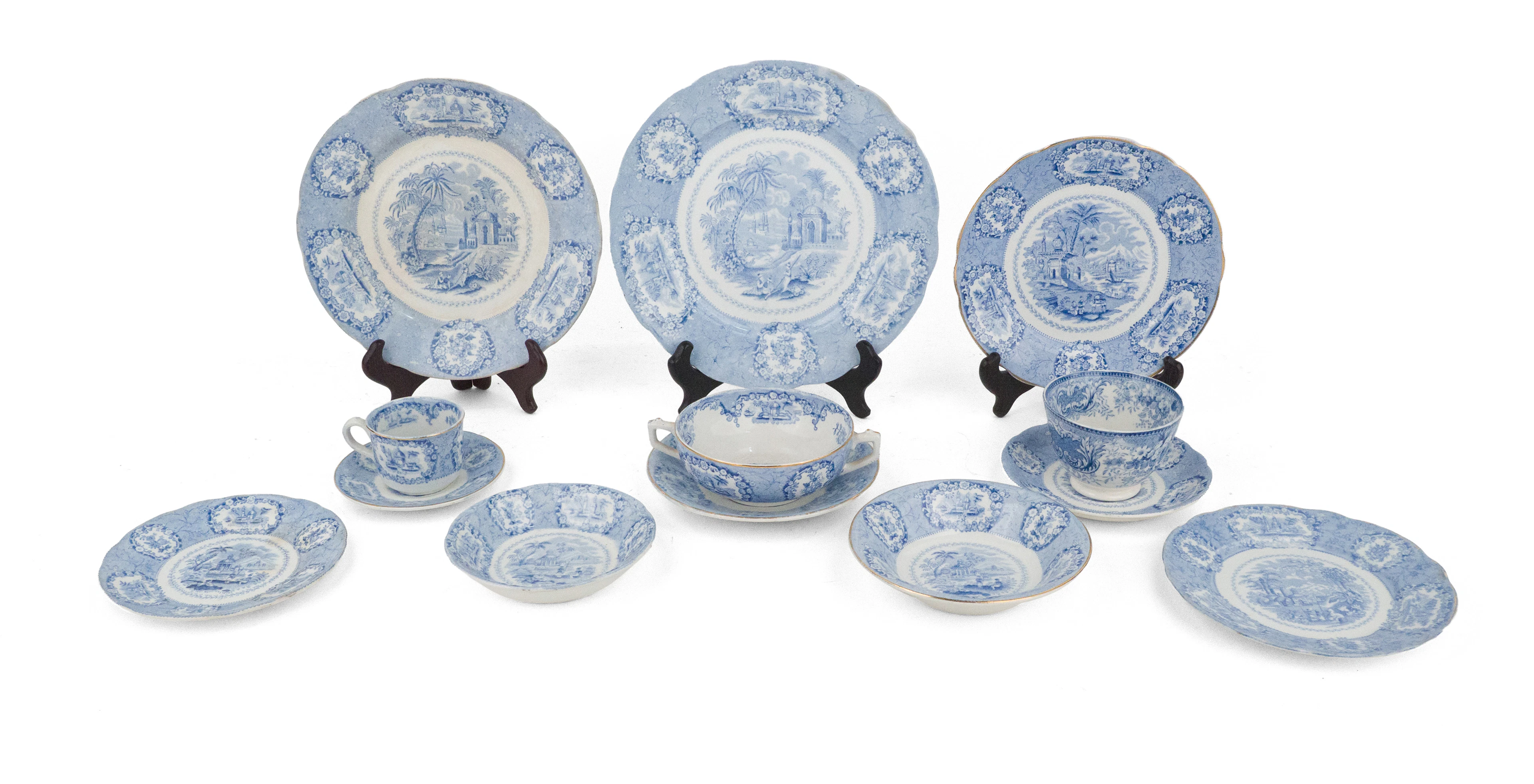 Group of Ridgeways "Oriental" Pattern Dinnerware