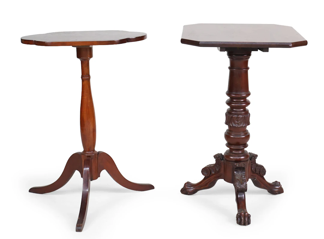 Victorian Carved Mahogany Tilt Top Table