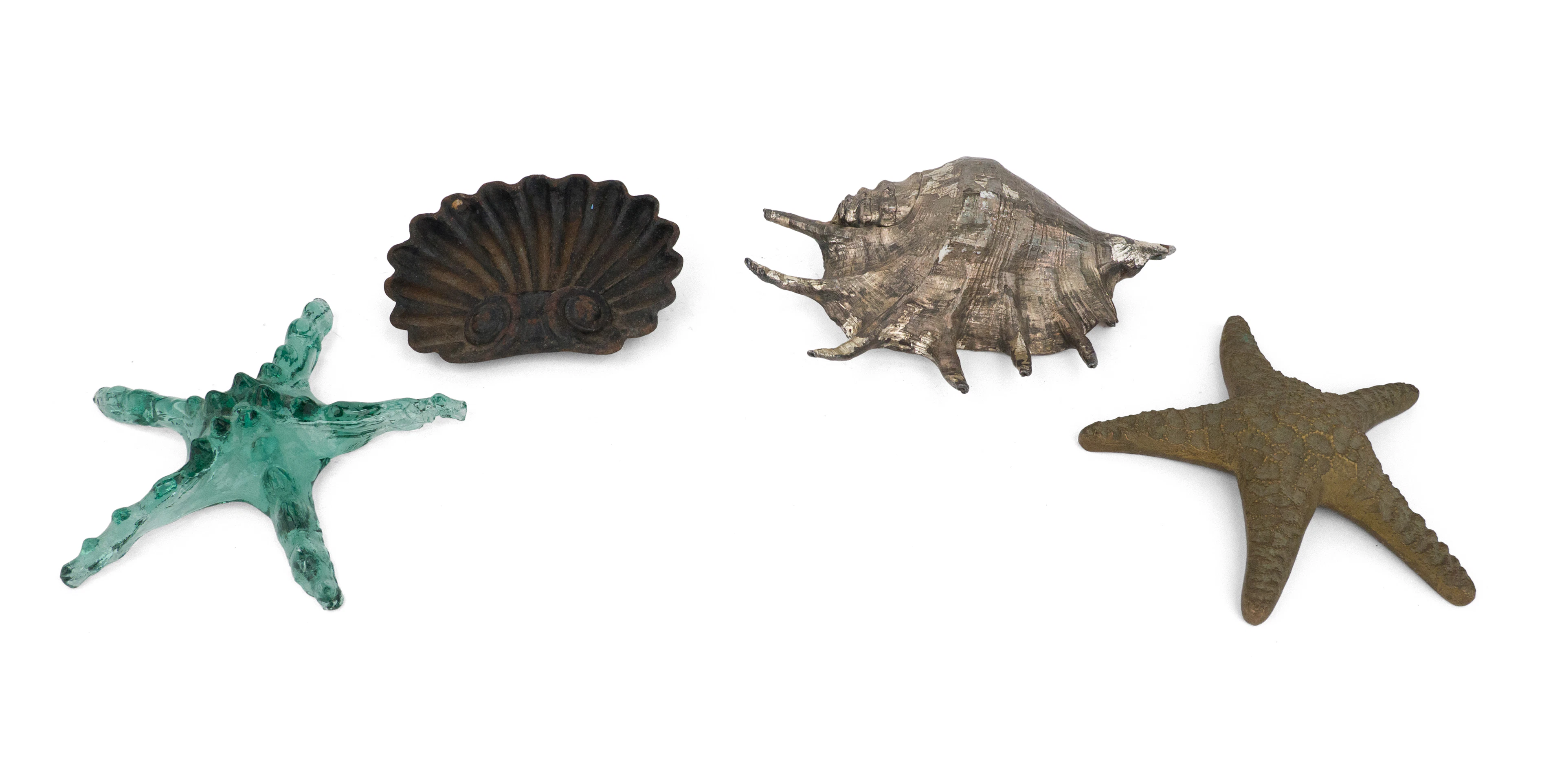 White Metal Plated Conch Shell
