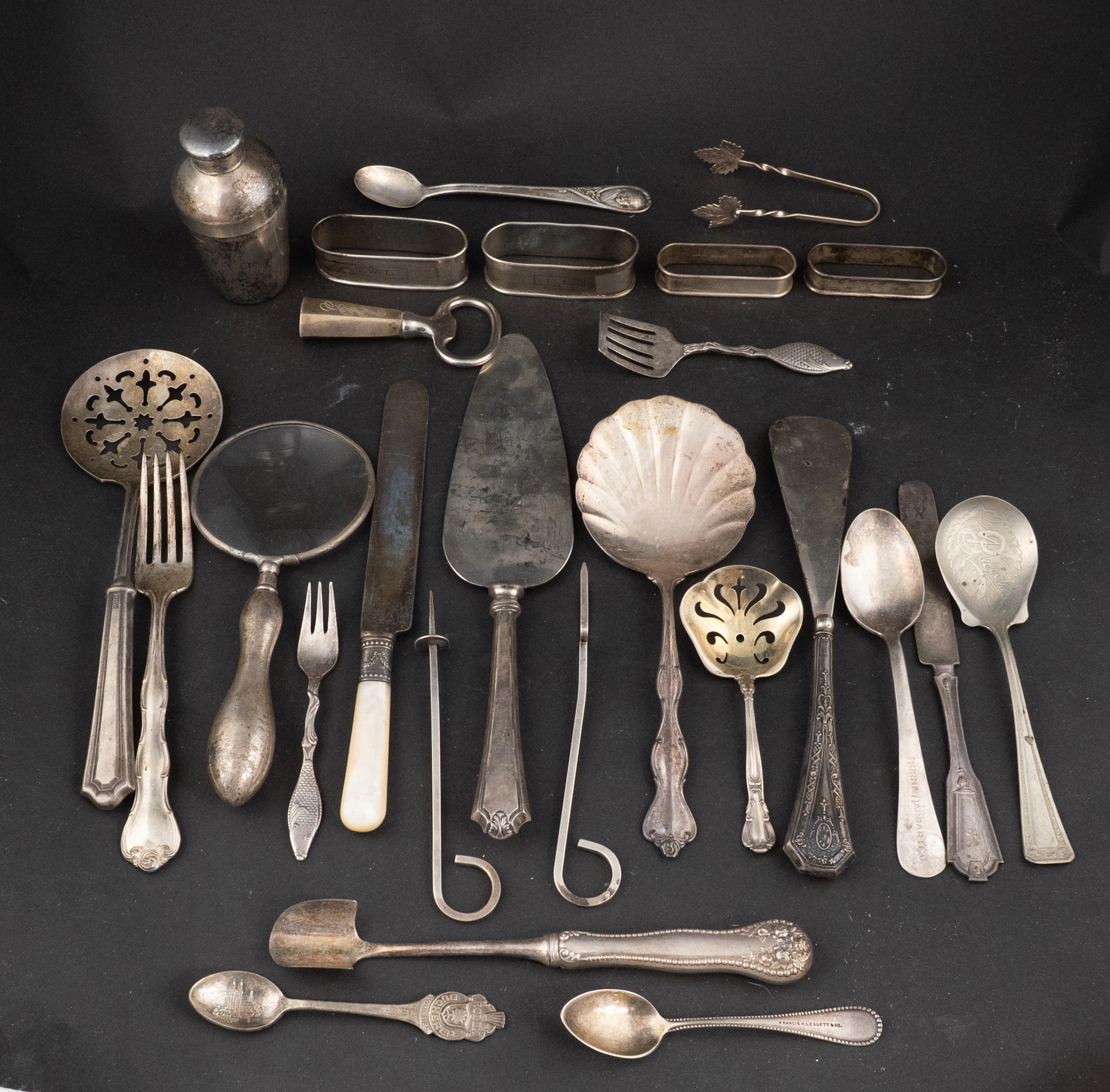 Assorted Sterling Silver Flatware and Wares