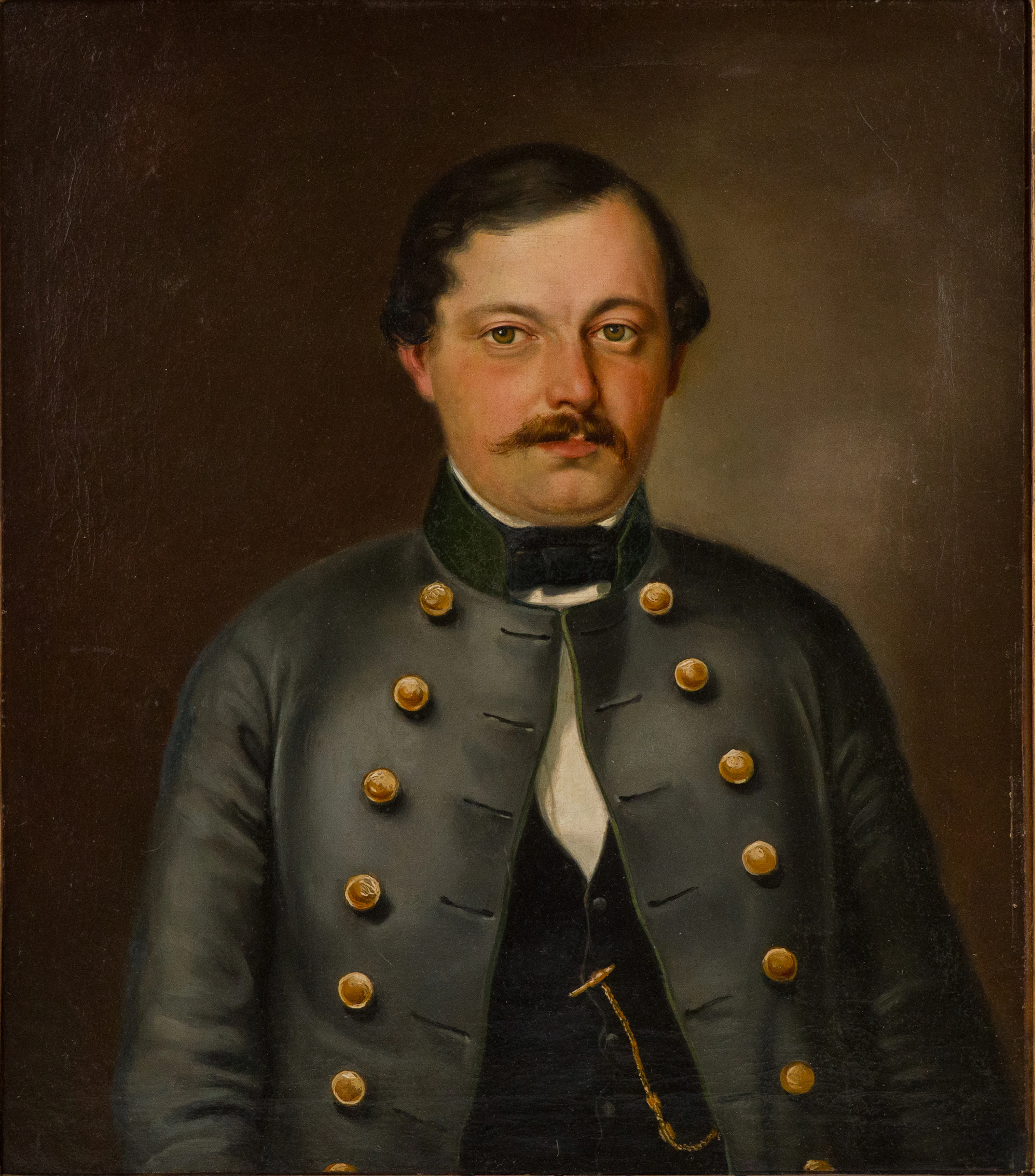 Portrait of a Military Officer, Oil on Canvas